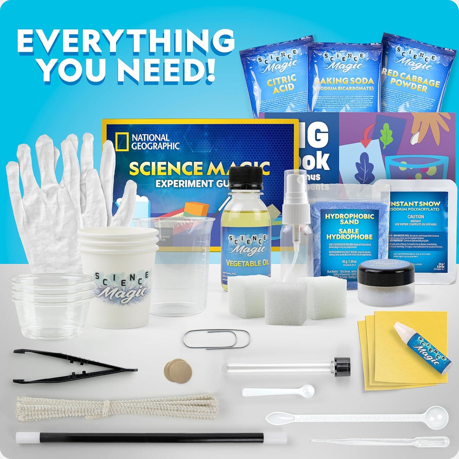 National Geographic Science Magic Kit STEM Bilim Sihir Seti 100+ Benzersiz Deney Projesi