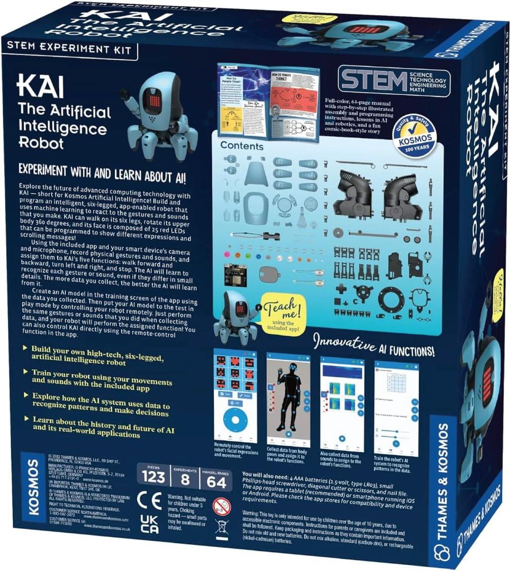 Thames & Kosmos Kai AI Yapay Zeka Robot Kiti