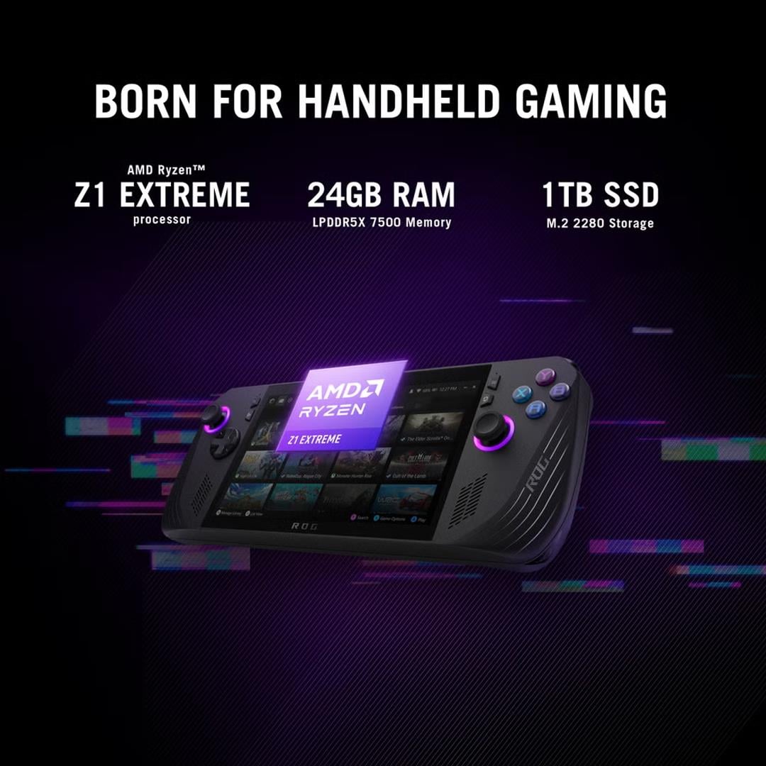 Asus ROG Ally X Taşınabilir Oyun Konsolu