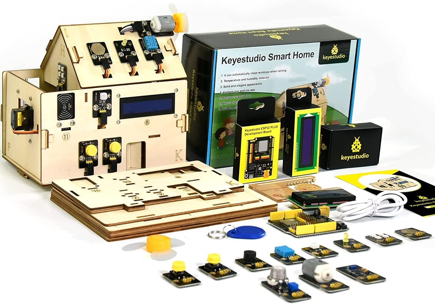 Keyestudio ESP32 IOT Akıllı Ev STEM Kiti Başlangıç ​​Seti