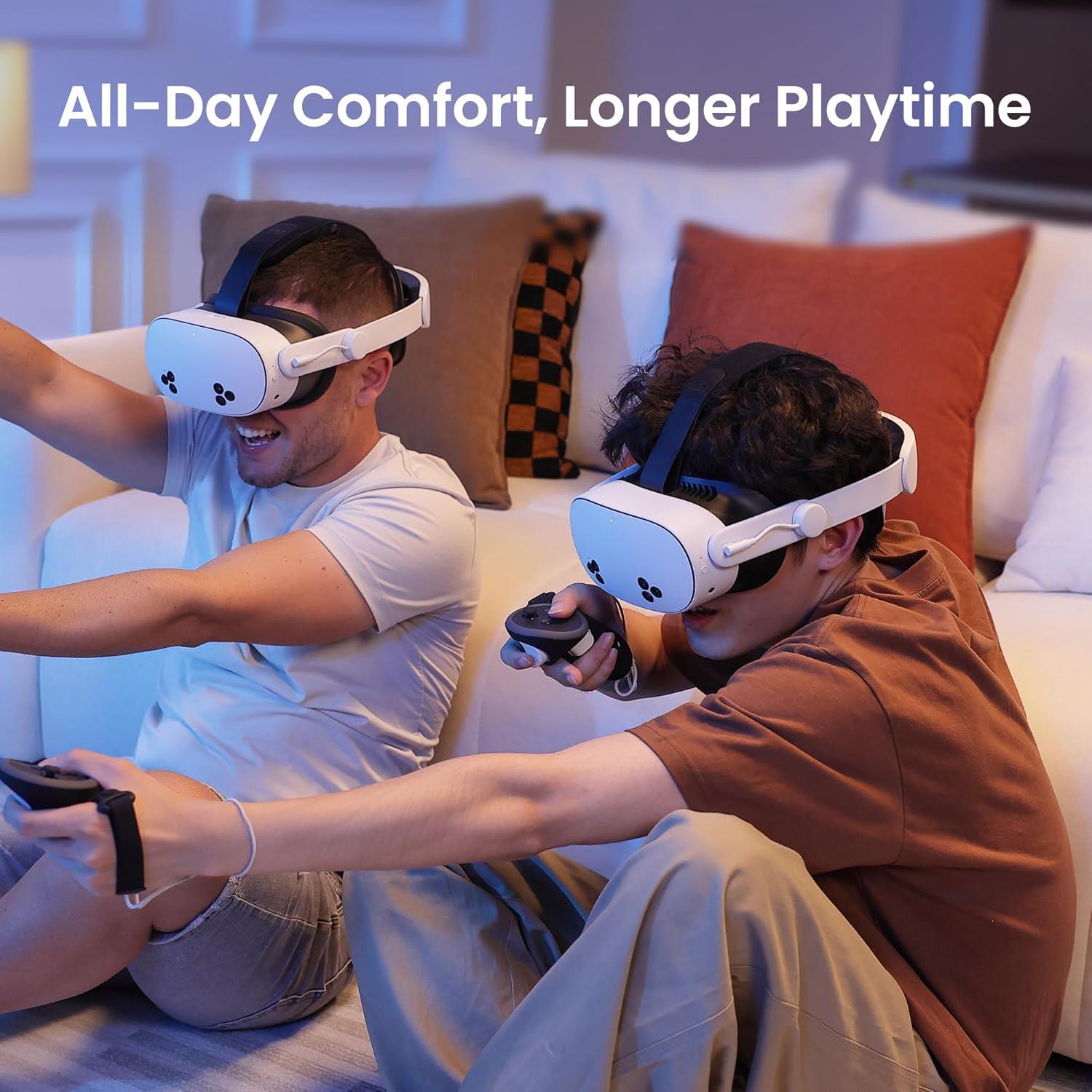 KIWI Design K4 Boost Comfort Pilli Kafa Bandı Meta Quest 3 ve 3S Uyumlu