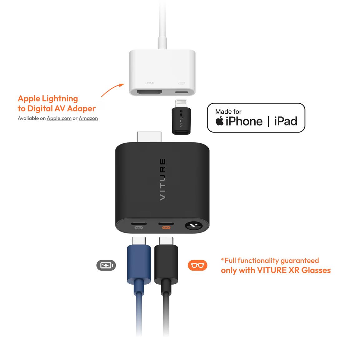 Viture Lightning iPhone'lar için HDMI Adaptörü