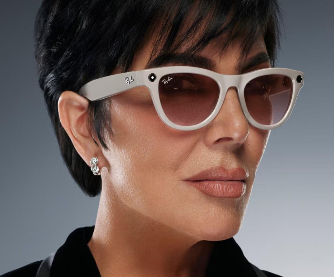 小物 Ray-Ban  Skyler Ray-Ban Meta Skyler Akıllı Gözlük Siyah Çerçeve Transitions Violet