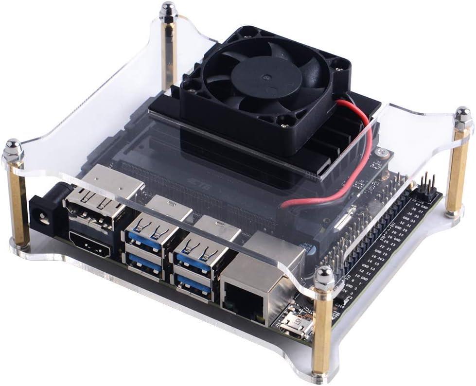 NVIDIA Jetson Nano Geliştirici Kiti için Fanlı GeeekPi Jetson Nano Kasa