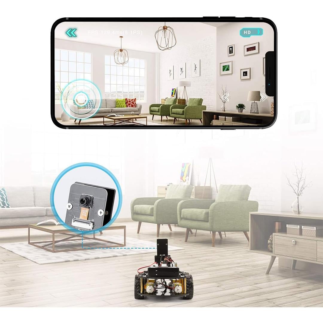 ELEGOO UNO R3 Akıllı Robot Araba Kiti V4
