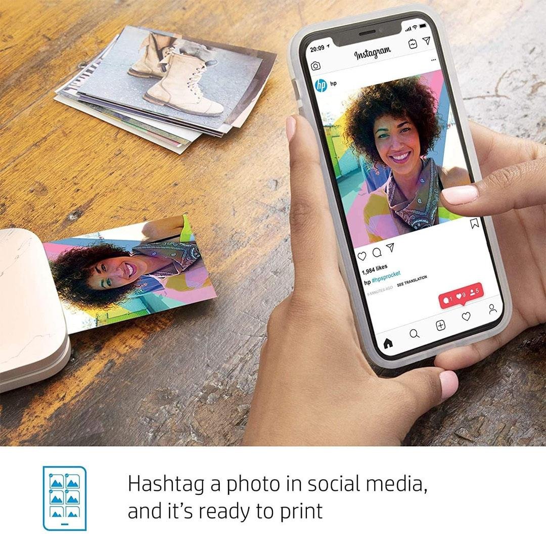 HP Sprocket Anında Akıllı Telefon Fotoğraf Yazıcısı