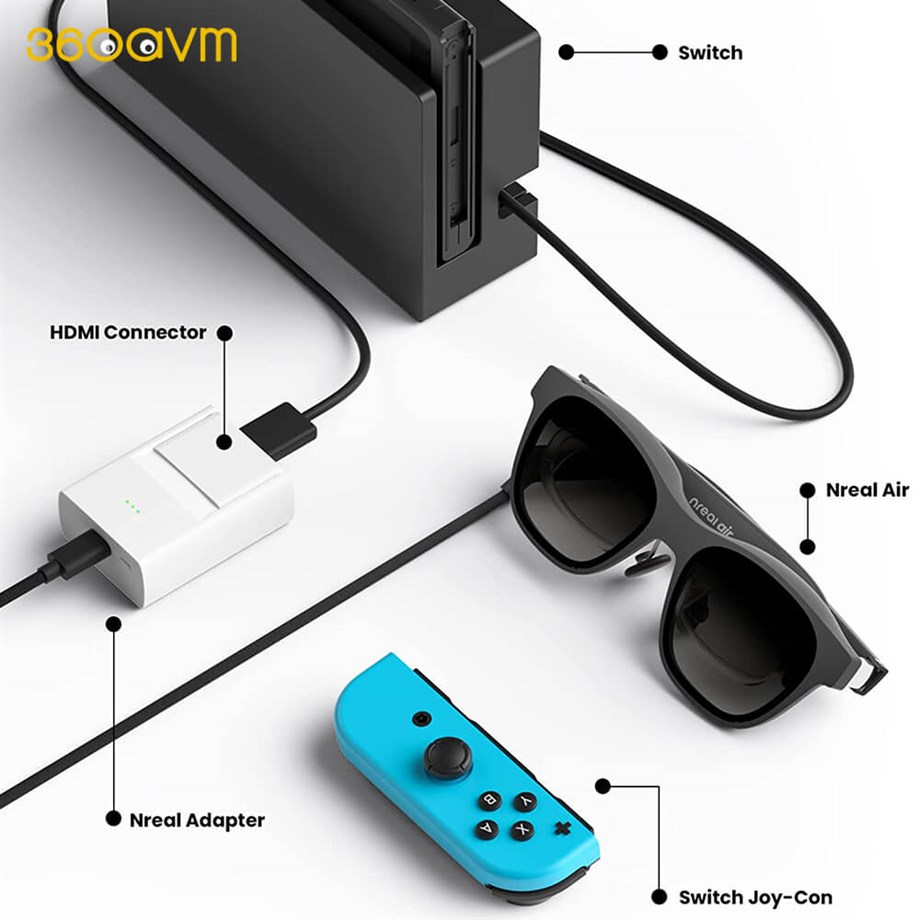 Nreal Air Adaptör iPhone Nintendo Switch Bağlantı Adaptörü