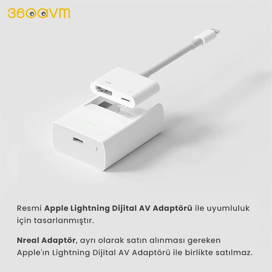 Nreal Air Adaptör iPhone Nintendo Switch Bağlantı Adaptörü