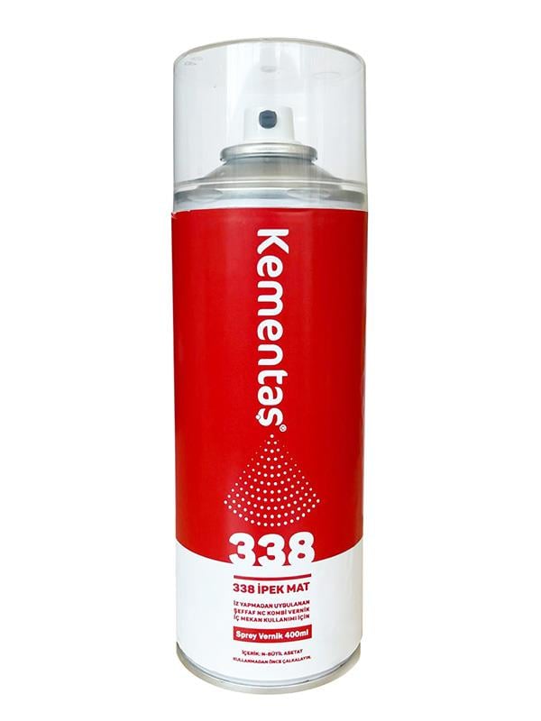 338  İpek Mat Ansatzlos PLUS Sprey Vernik 400ml Sprey Vernik