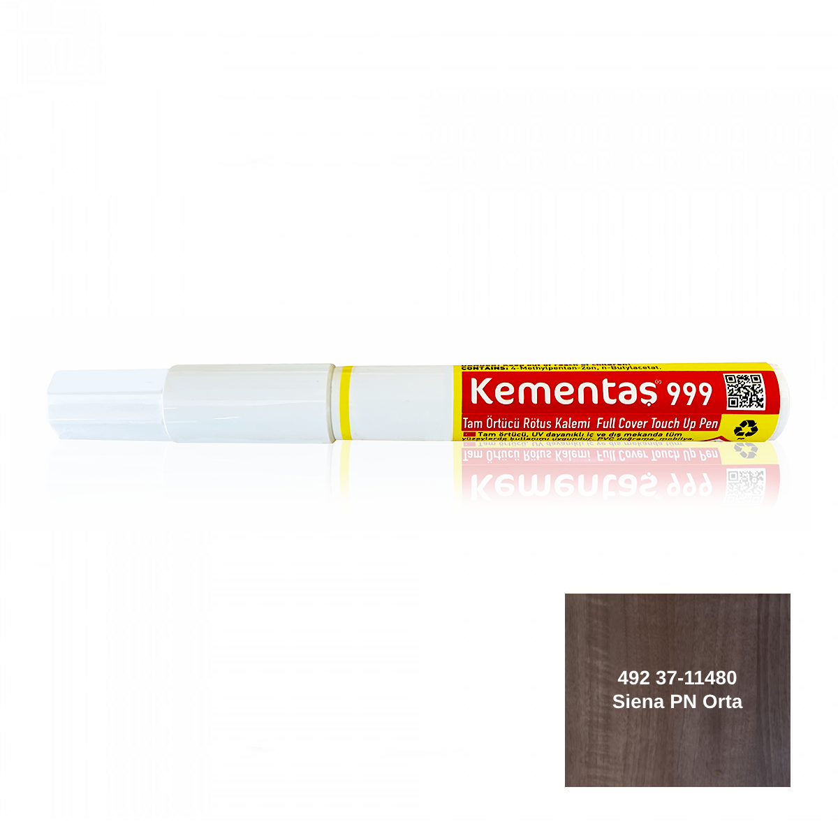 Tam Örtücü Rötuş Kalemleri 492 37-11480 Siena PN Orta Tam Örtücü Rötüş Kalemi