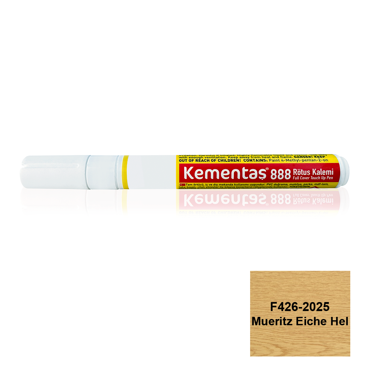 F426-2025 Mueritz Eiche Hel Tam Örtücü Rötuş Kalem Tam Örtücü Rötuş Kalemleri