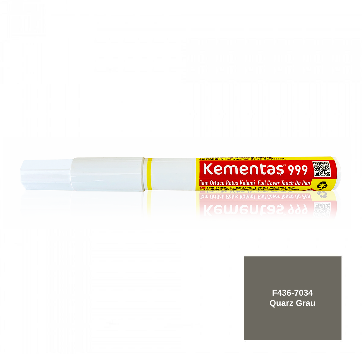 Tam Örtücü Rötuş Kalemleri F436-7034 Sarı Gri Rötuş Kalemi