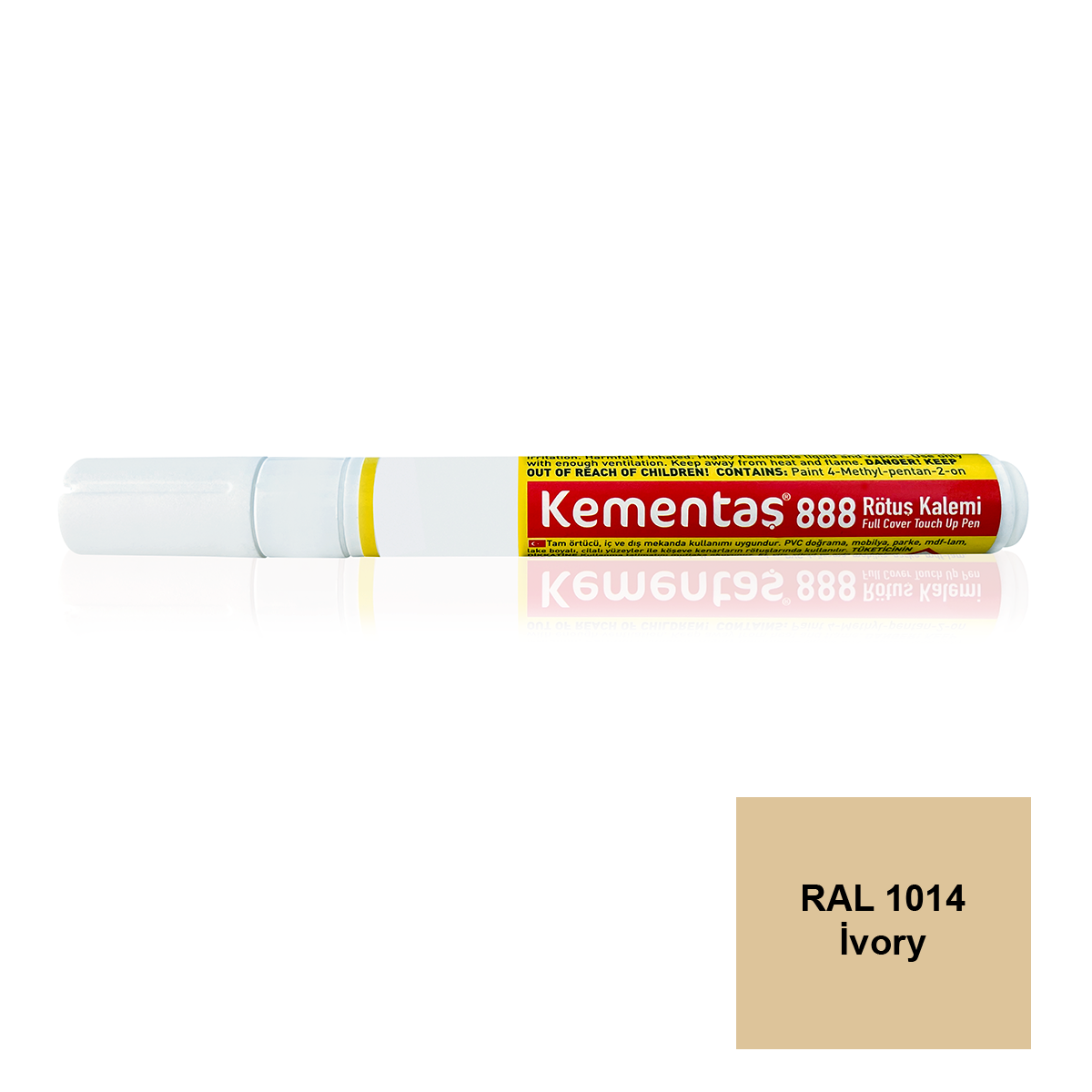 RAL 1014 İvory Tam Örtücü Rötuş Kalemi Tam Örtücü Rötuş Kalemleri