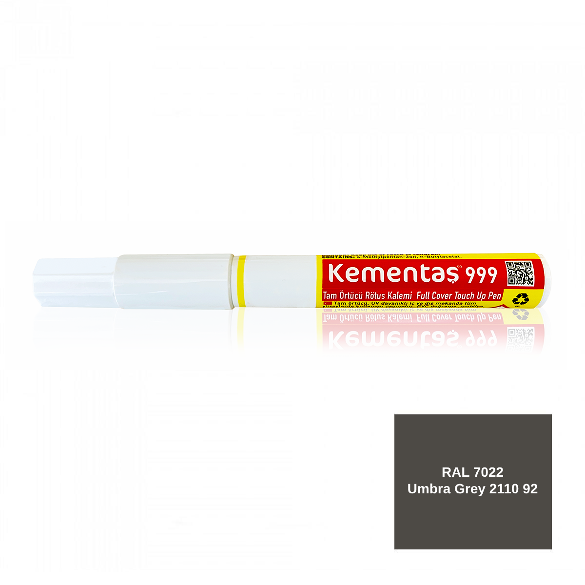 Tam Örtücü Rötuş Kalemleri RAL 7022 Umbra Grey 2110 92 Tam Ört.Rötuş Kalemi