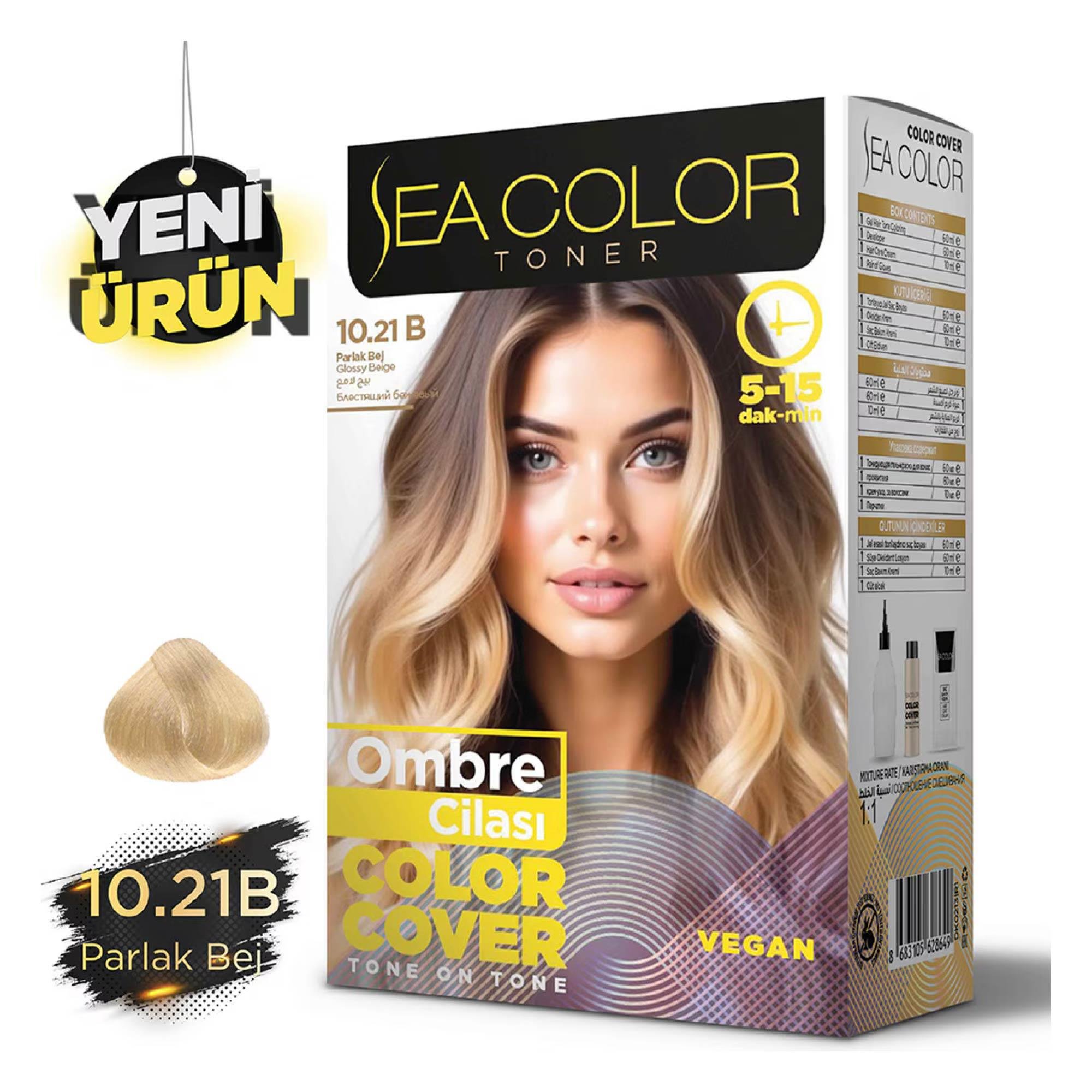 Sea Color Toner Ombre Cilası 10.21B Parlak Bej