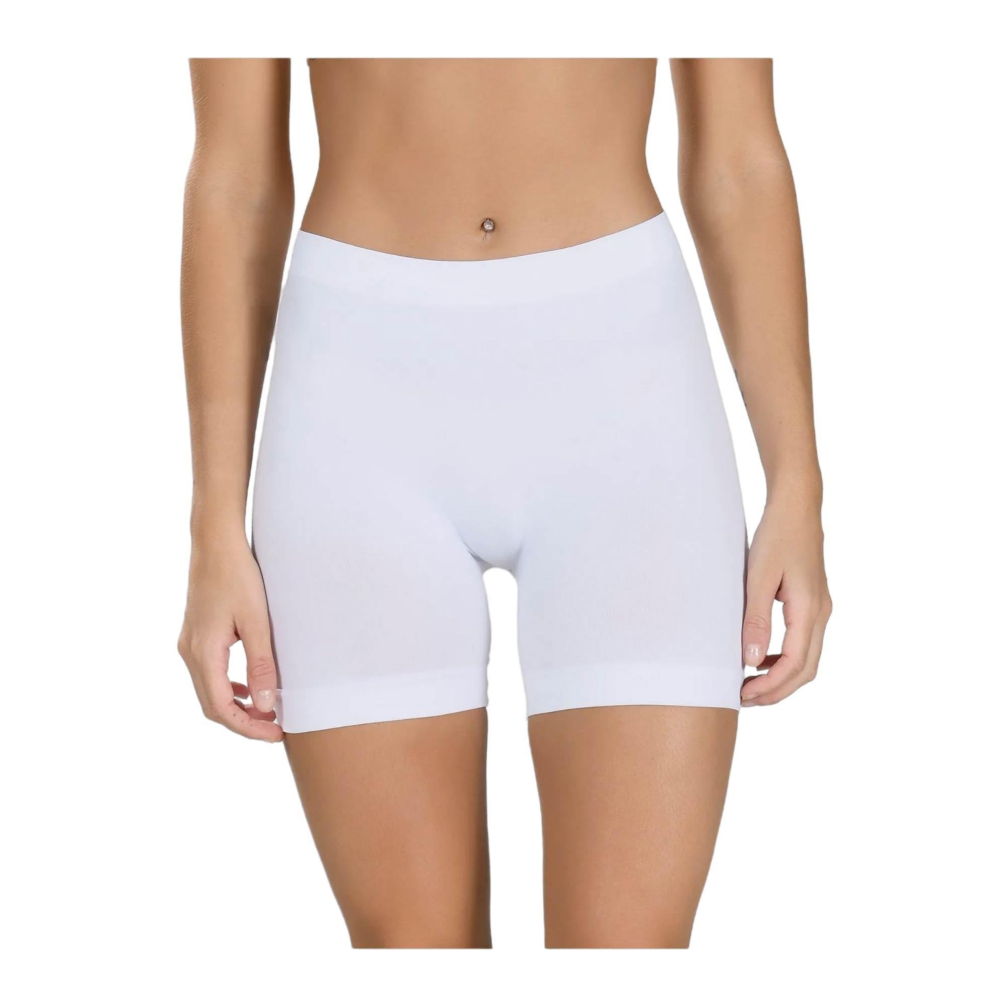 NBB Kadın Dikişsiz Şort Beyaz Large 2007