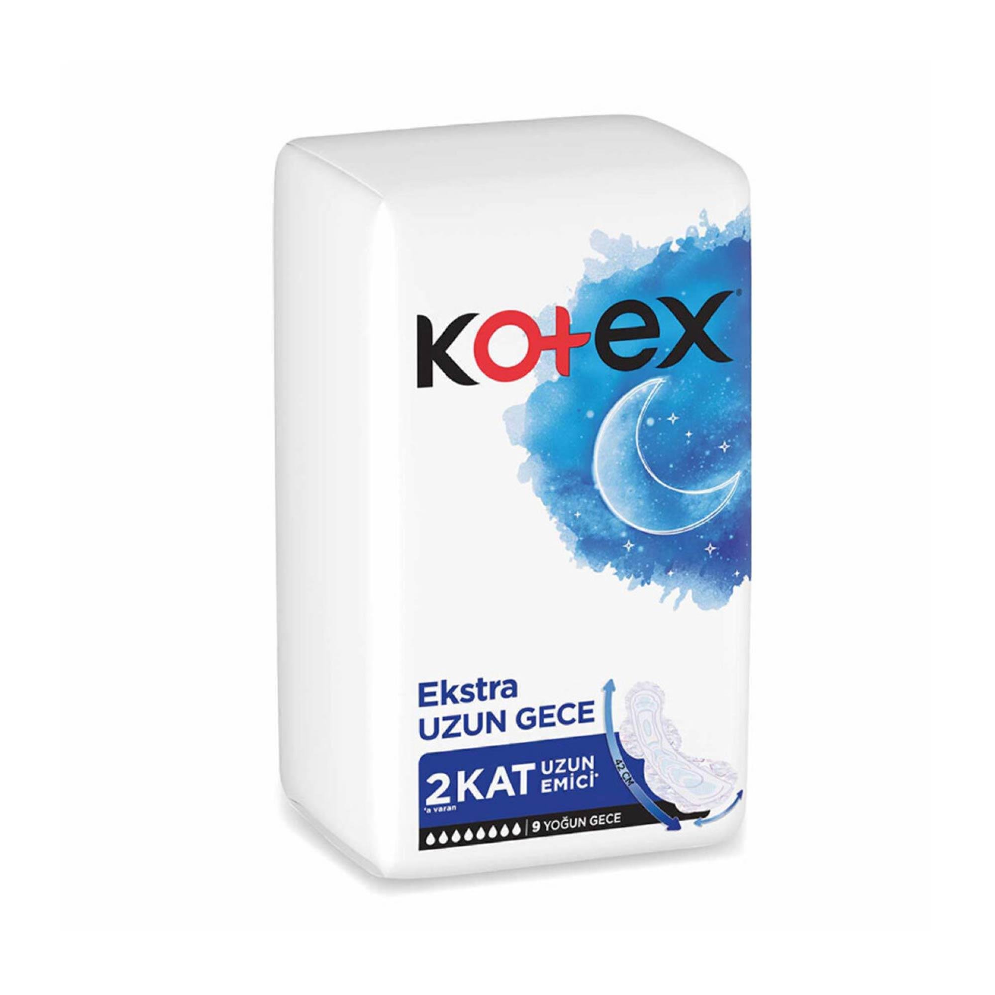 Kotex Ultra Hijyenik Ped Ekstra Uzun Gece 9lu