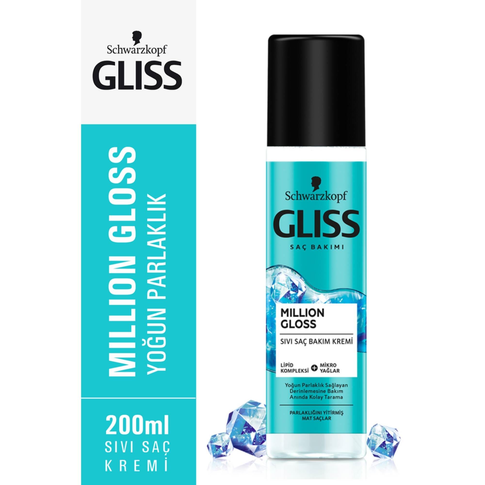 Gliss Sıvı Saç Kremi Million Gloss 200 Ml