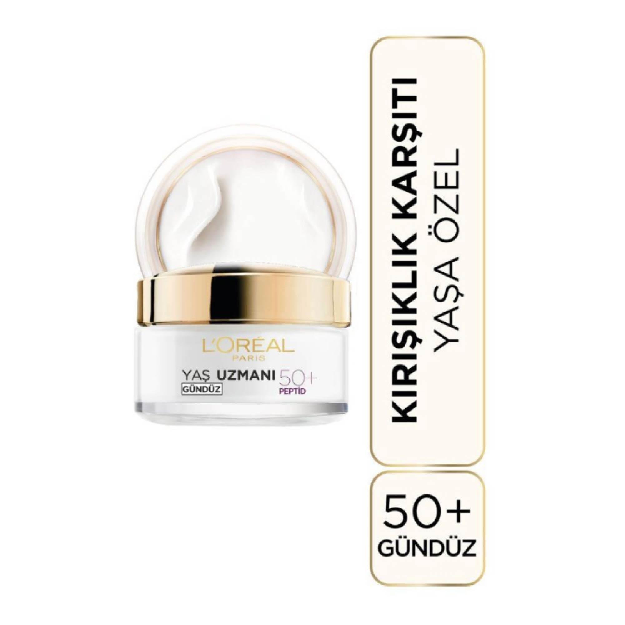 Loreal Paris Yaş Uzmanı Kırışıklık Karşıtı Yenileyici Krem Gündüz  50+ Yaş	
