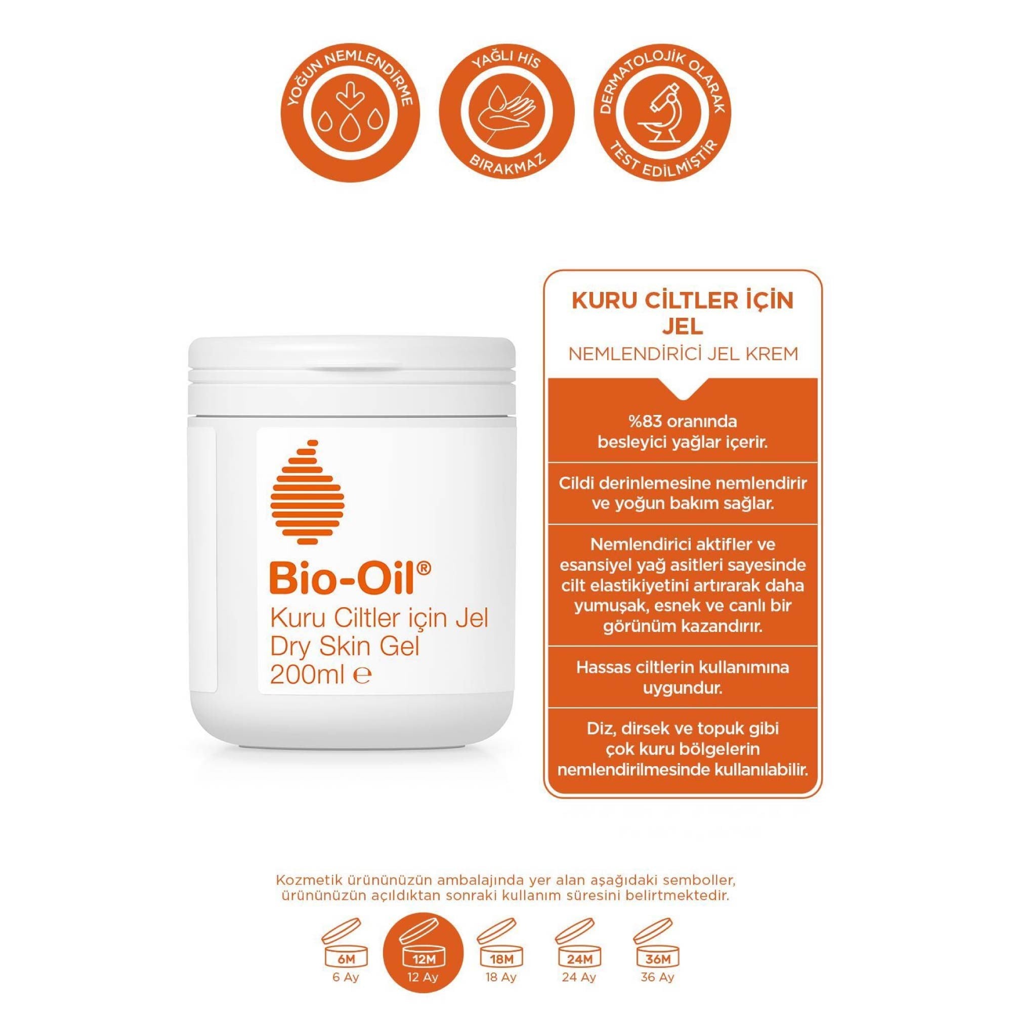 Bio-Oil Kuru Ciltler İçin Jel 200 ml