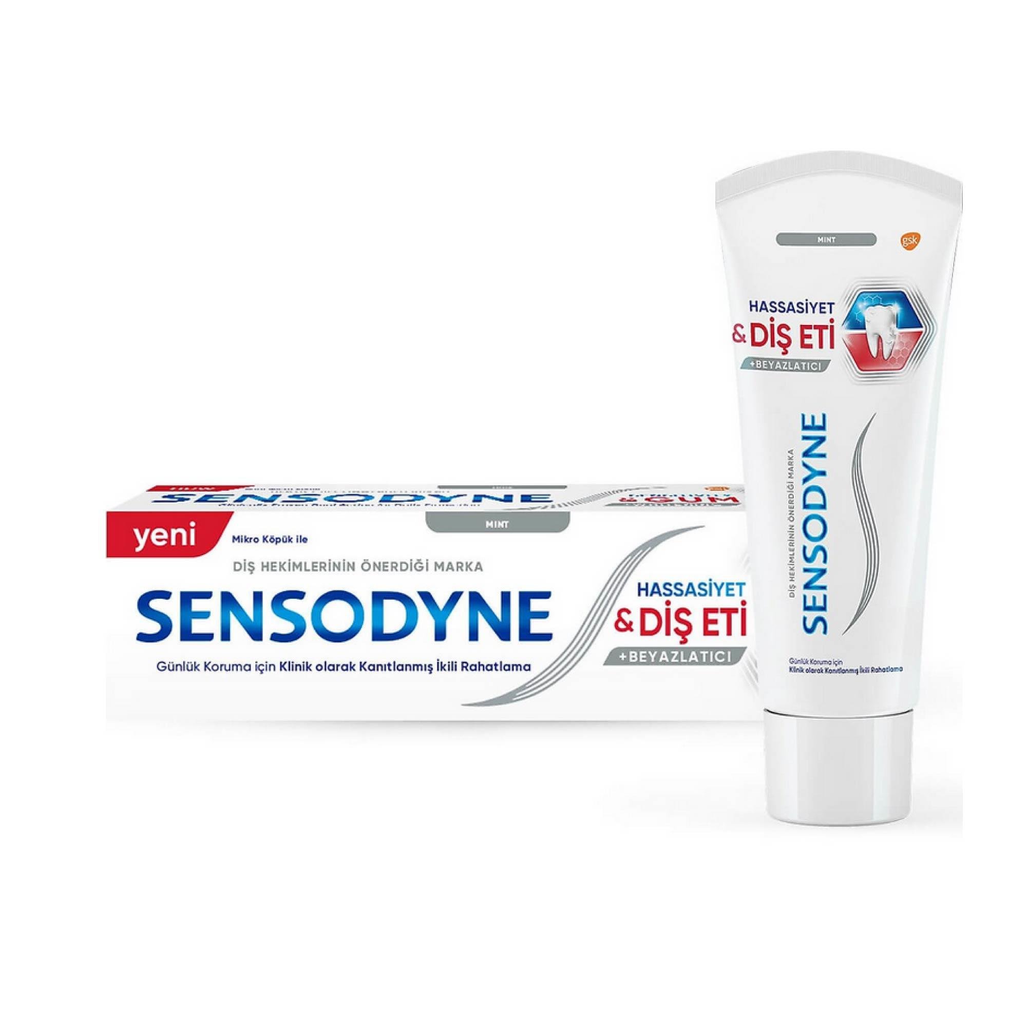 Sensodyne Diş Macunu Hassasiyet & Diş Eti Beyazlatıcı  75ml	