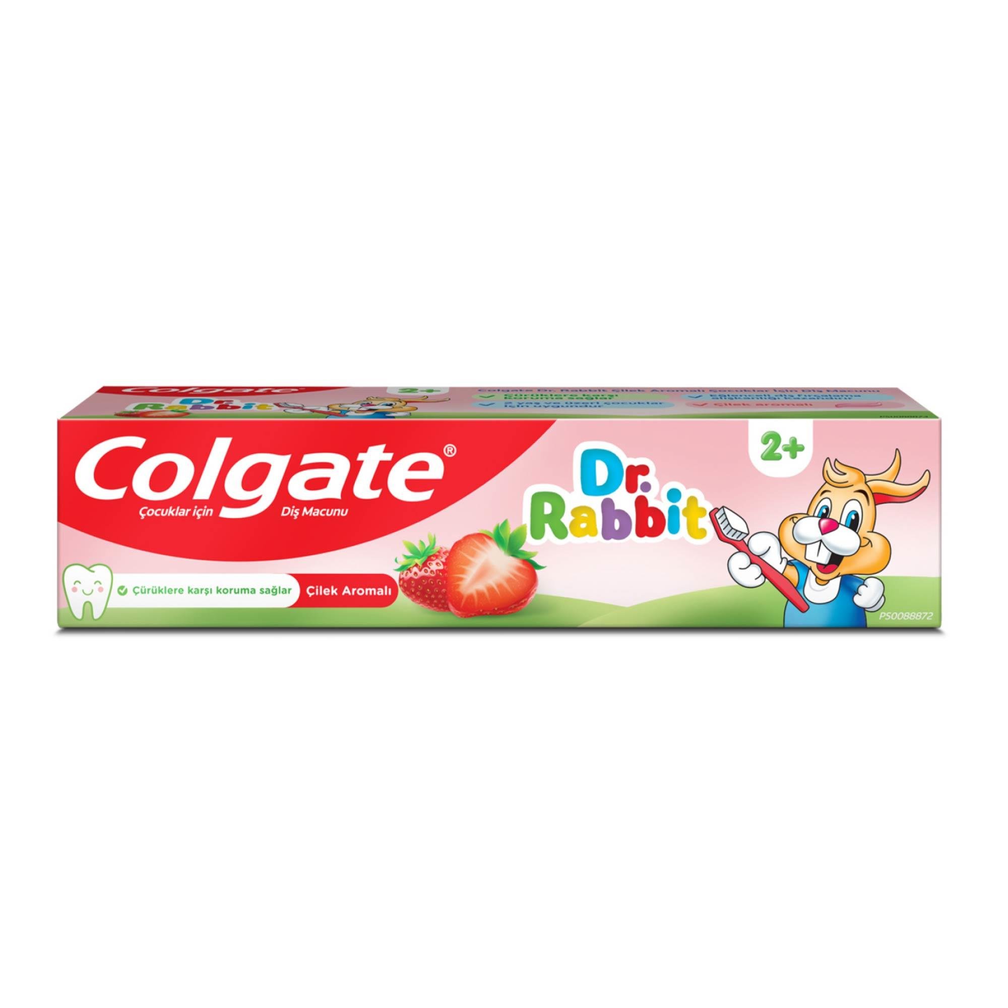 Colgate Dr.Rabbit 2+Yaş Çilek Aromalı Diş Macunu 50 Ml