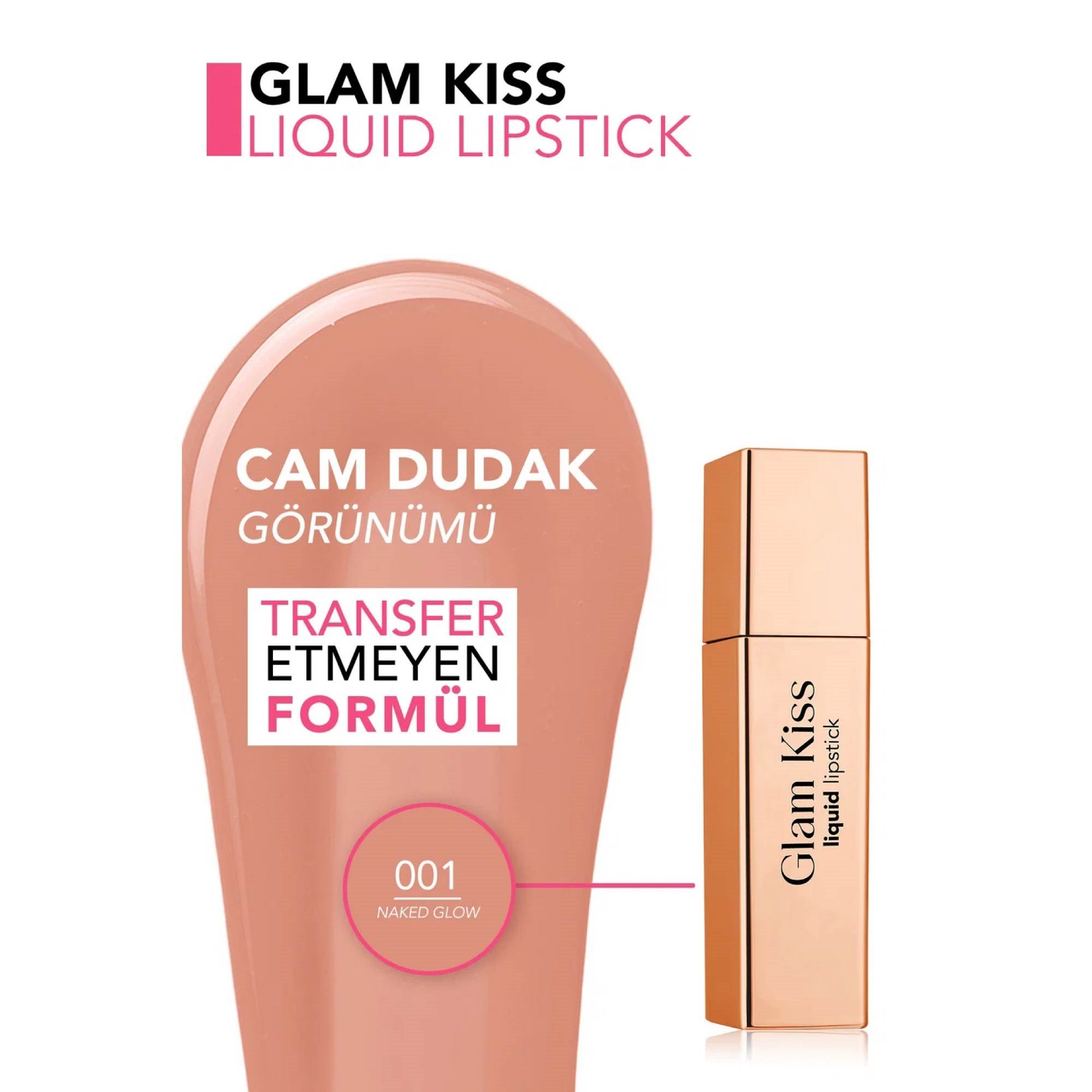 Flormar Glam Kiss 001 Naked Glow