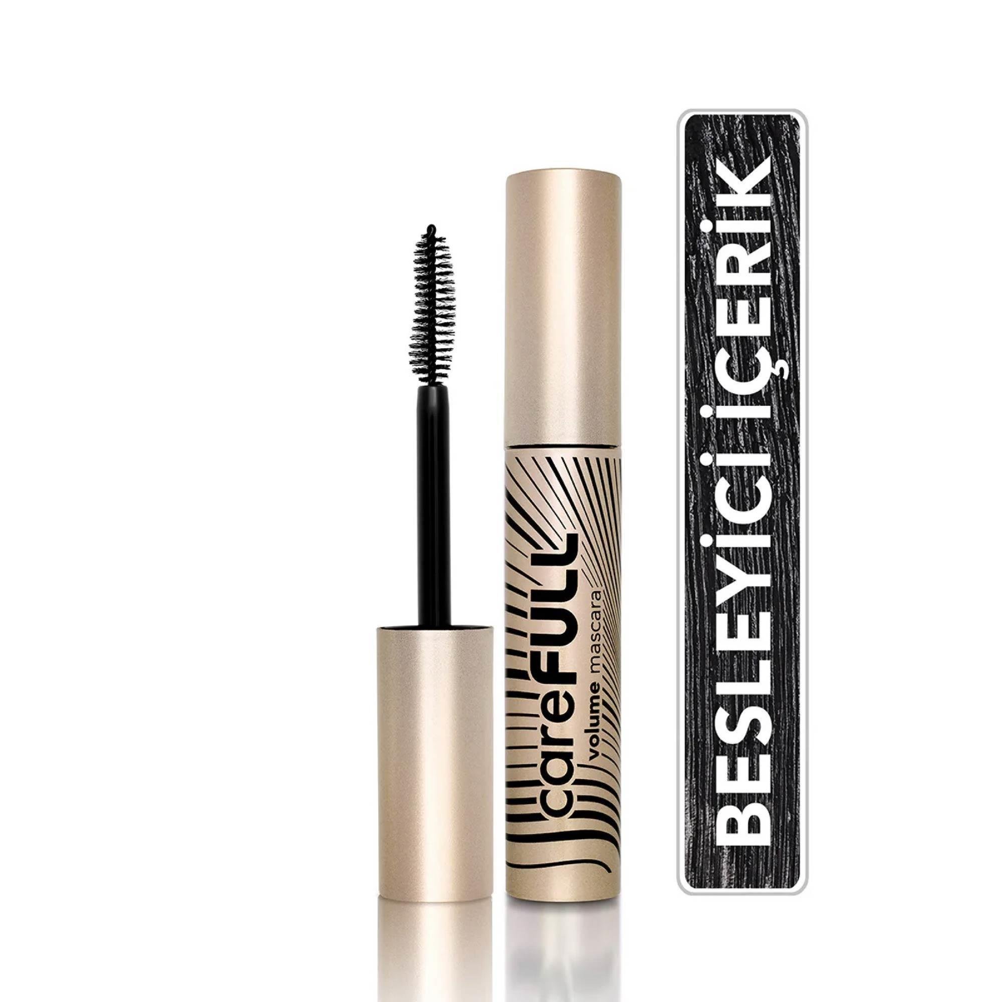 Flormar Carefull Volume Besleyici Etkili Yoğun Hacim Veren Siyah Maskara