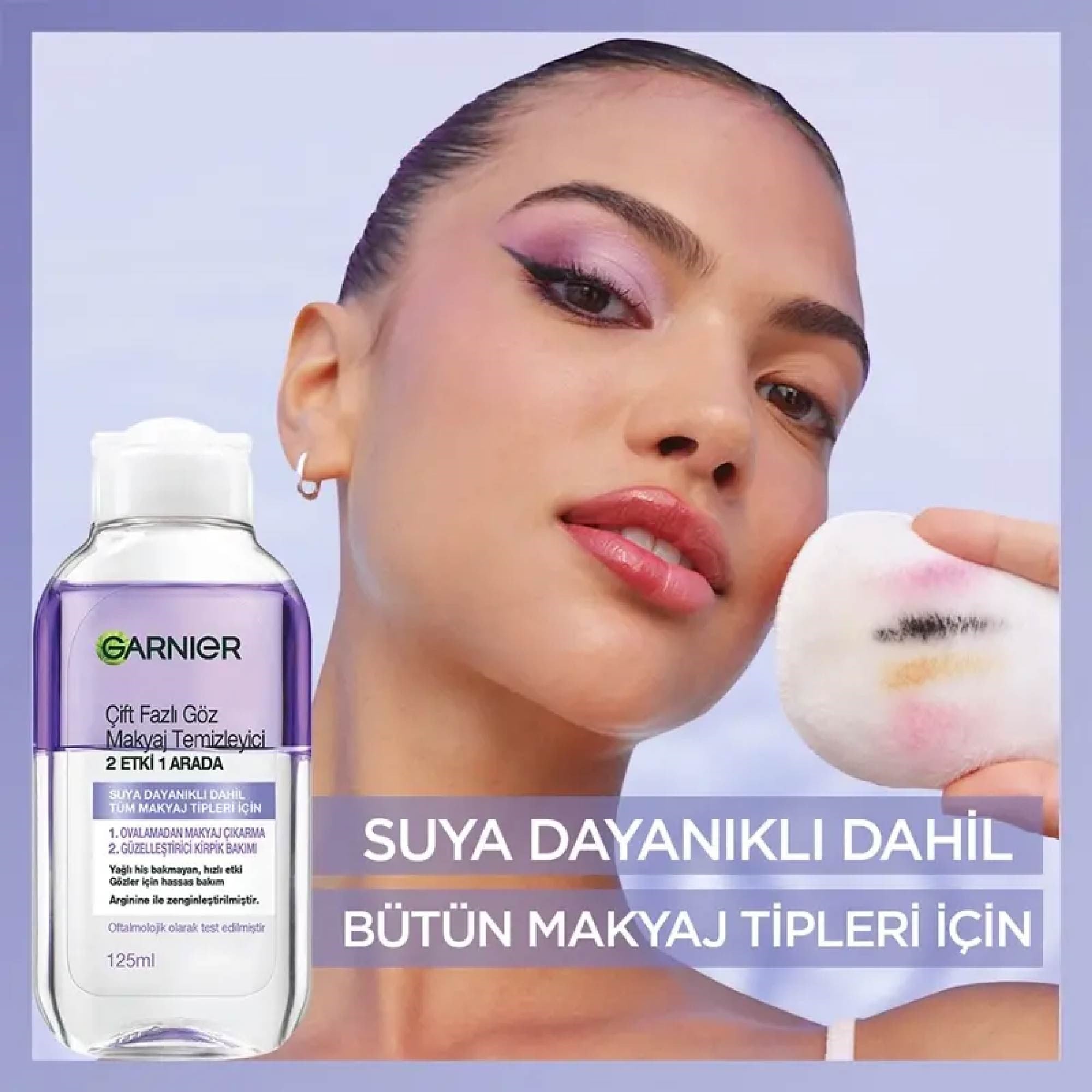 Garnier Çift Fazlı Göz Makyaj Temizleyici 2 Etki 1 Arada 125 ml