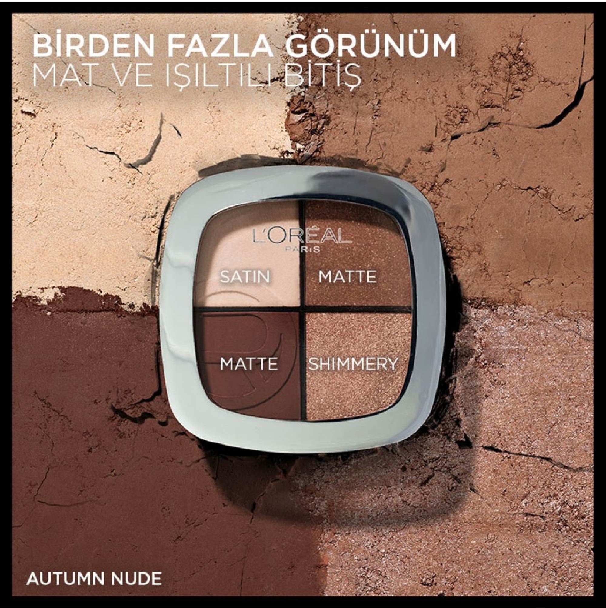 Loreal Paris  Eye & Cheek Quad - 03 Autumn Nude Dörtlü Far Paleti