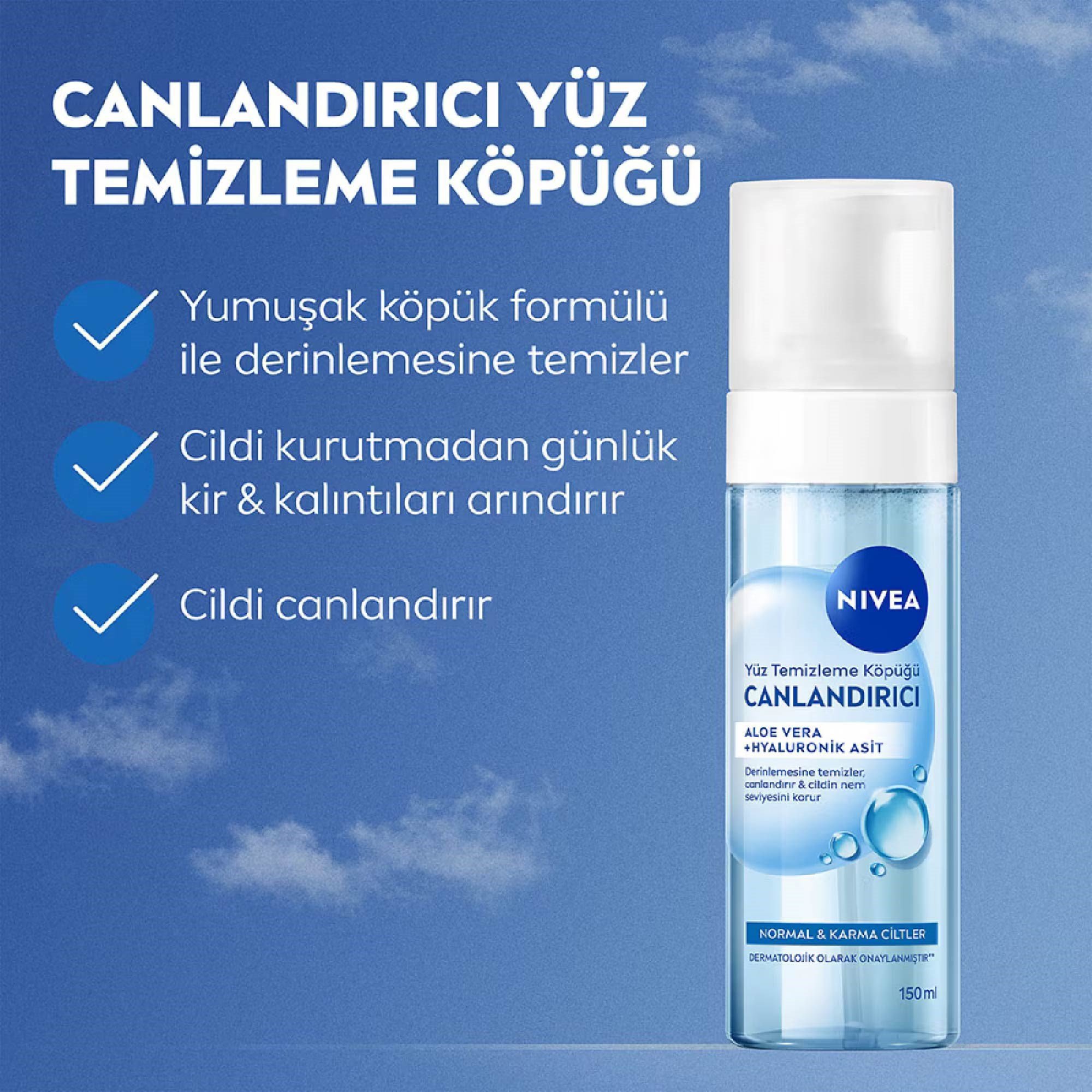 Nivea Canlandırıcı Yüz Temizleme Köpüğü