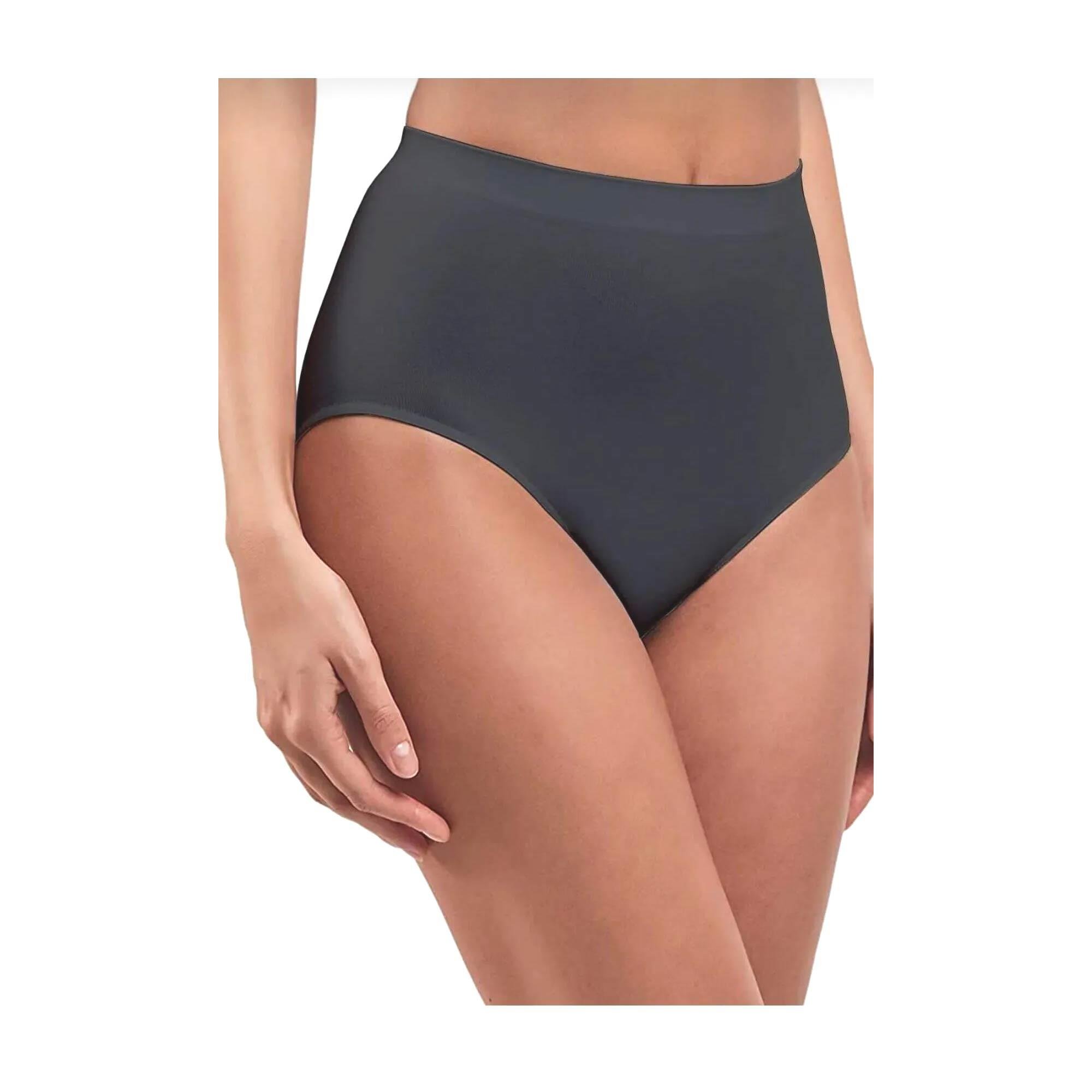 Elite Life Kadın Külot Yüksek Bel Dikişsiz Siyah Rengi S/M  811