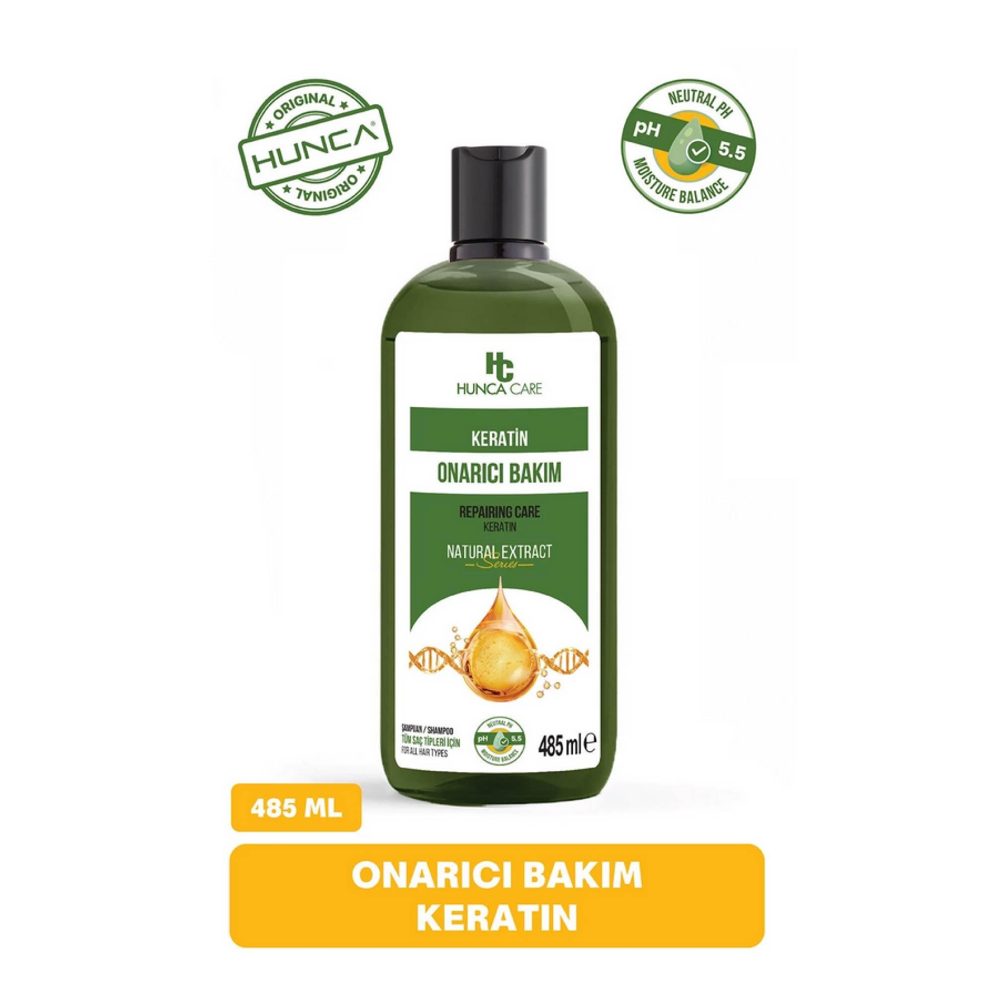 Hunca Care Keratin Onarıcı Bakım Şampuan 485 ml