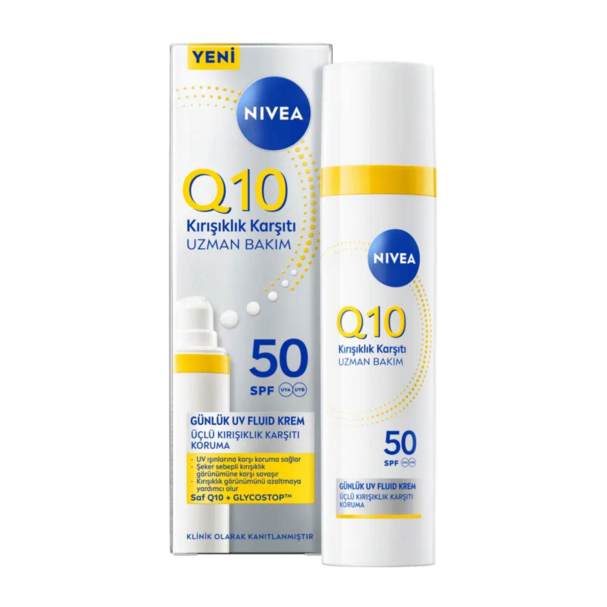 Nivea Q10 SPF50 Gündüz Yüz Bakım Kremi Kırışıklık Karşıtı 40ml