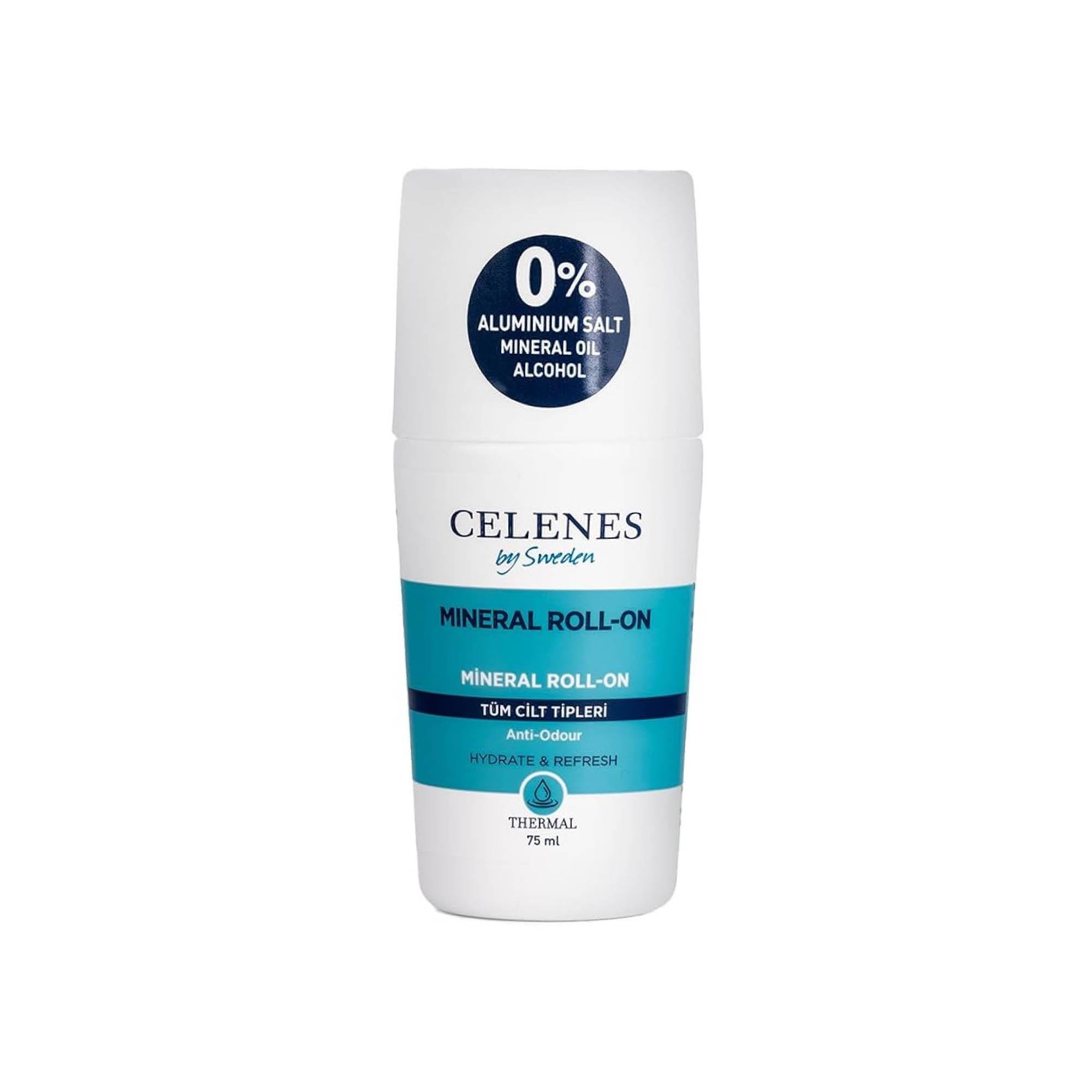 Celenes Mineral Roll-On Tüm Cilt Tipleri 75 ml 
