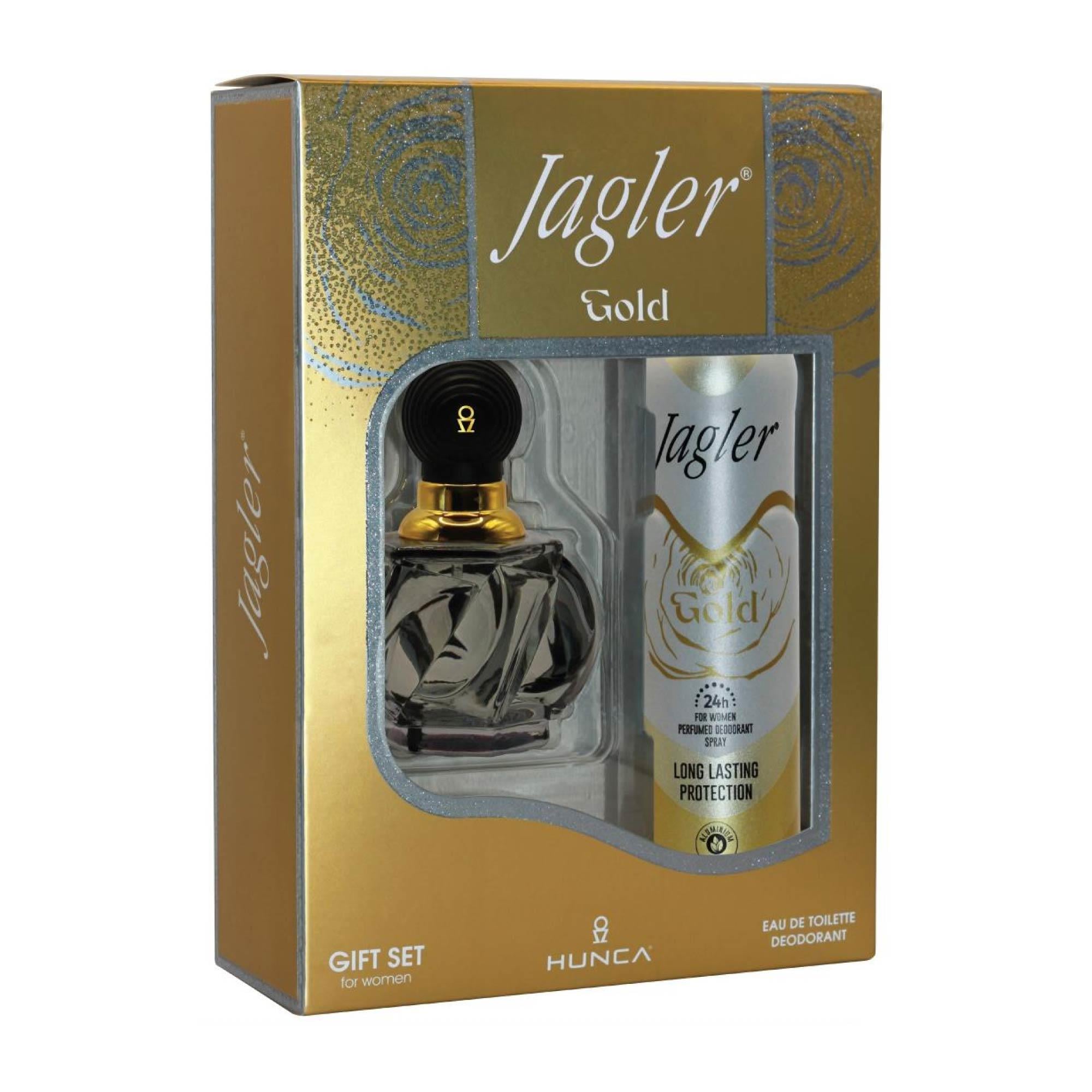  Jagler Gold Edt Parfüm Kadın 60 ml +  Jagler Gold Deodorant Kadın 150 ml 