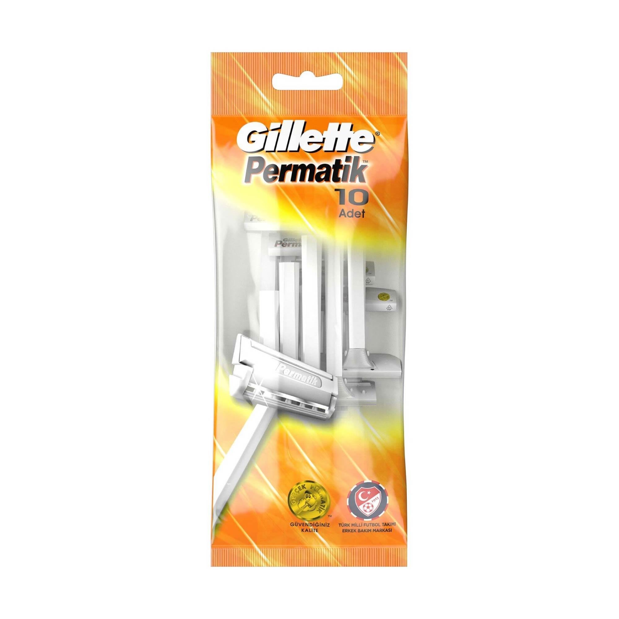 Gillette Permatik Kullan At Tıraş Bıçağı 10'lu