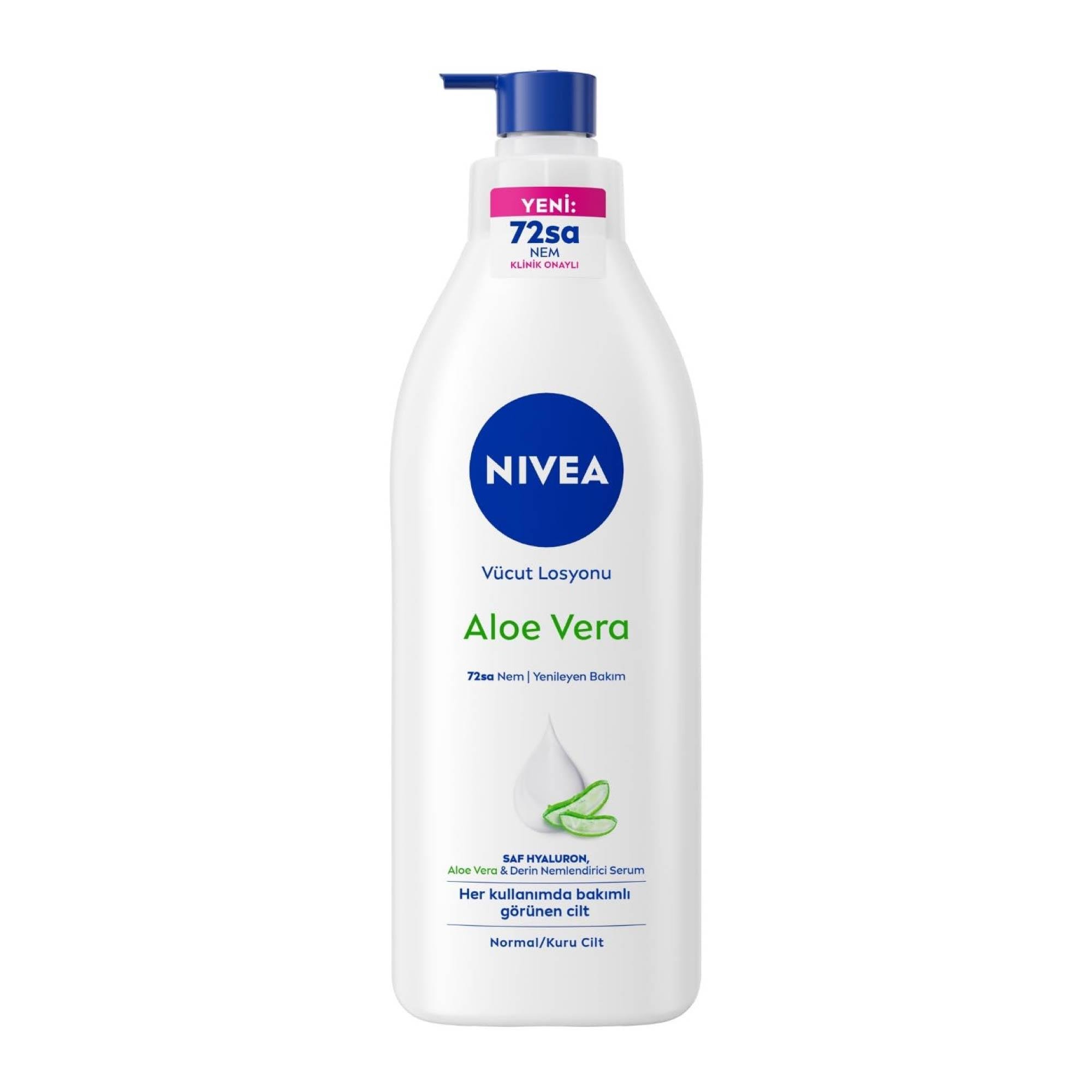 Nivea Vücut Losyonu Aloe Vera Özlü Normal/Kuru Ciltler İçin 400ml