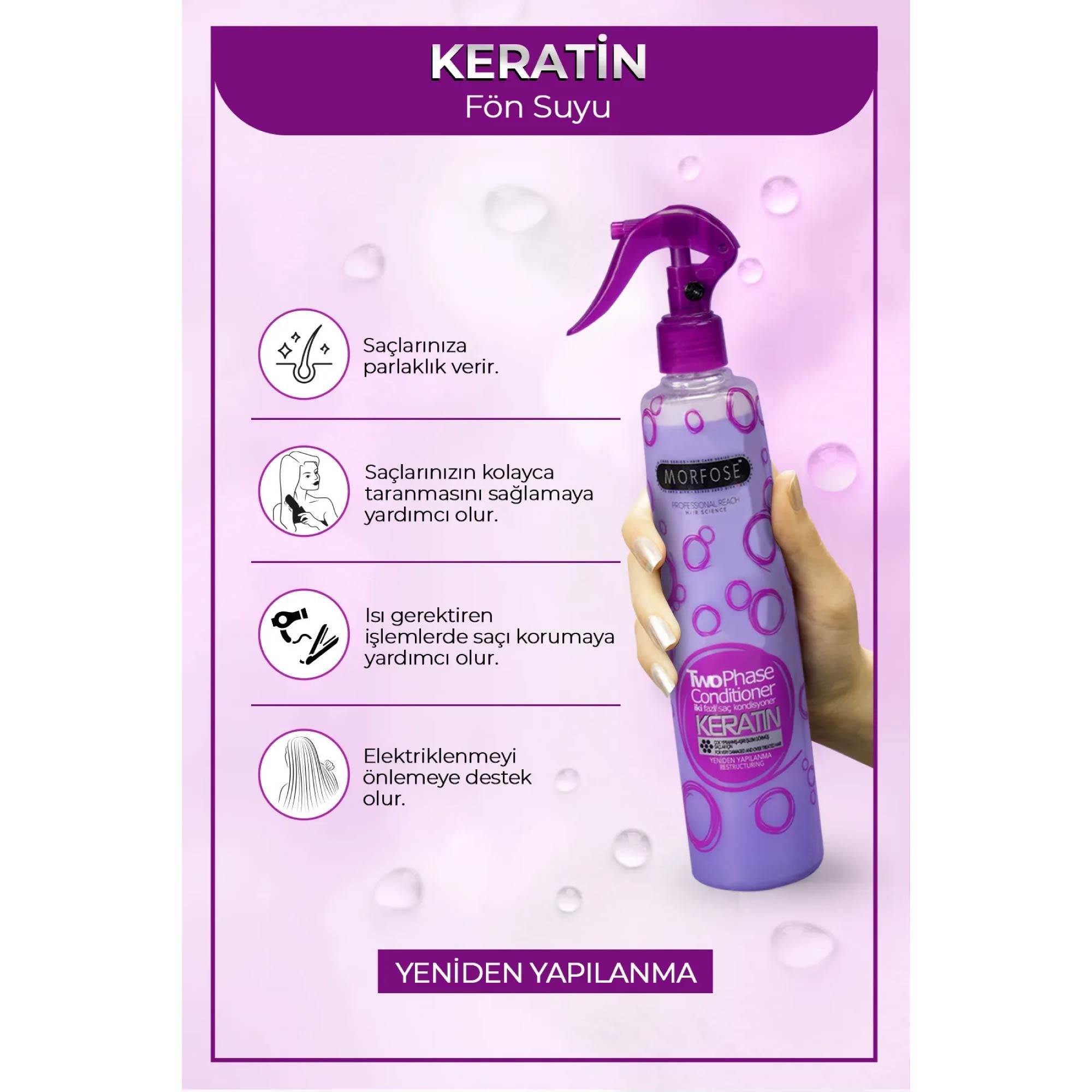 Morfose Two Phase Keratin İki Fazlı Saç Kondisyoneri 400ml