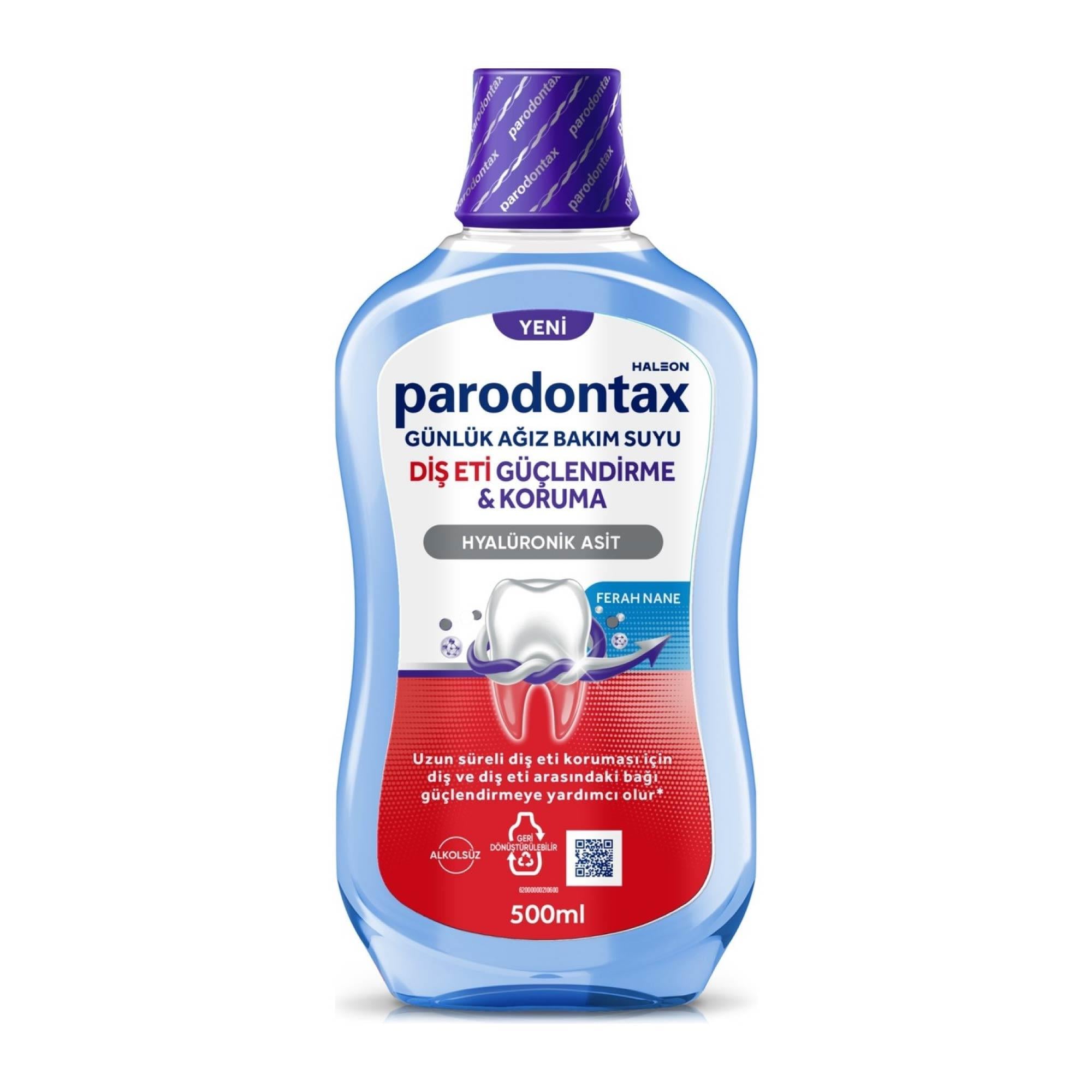 Parodontax Diş Eti Güçlendirici ve Koruyucu Ağız Bakım Suyu 500 ml