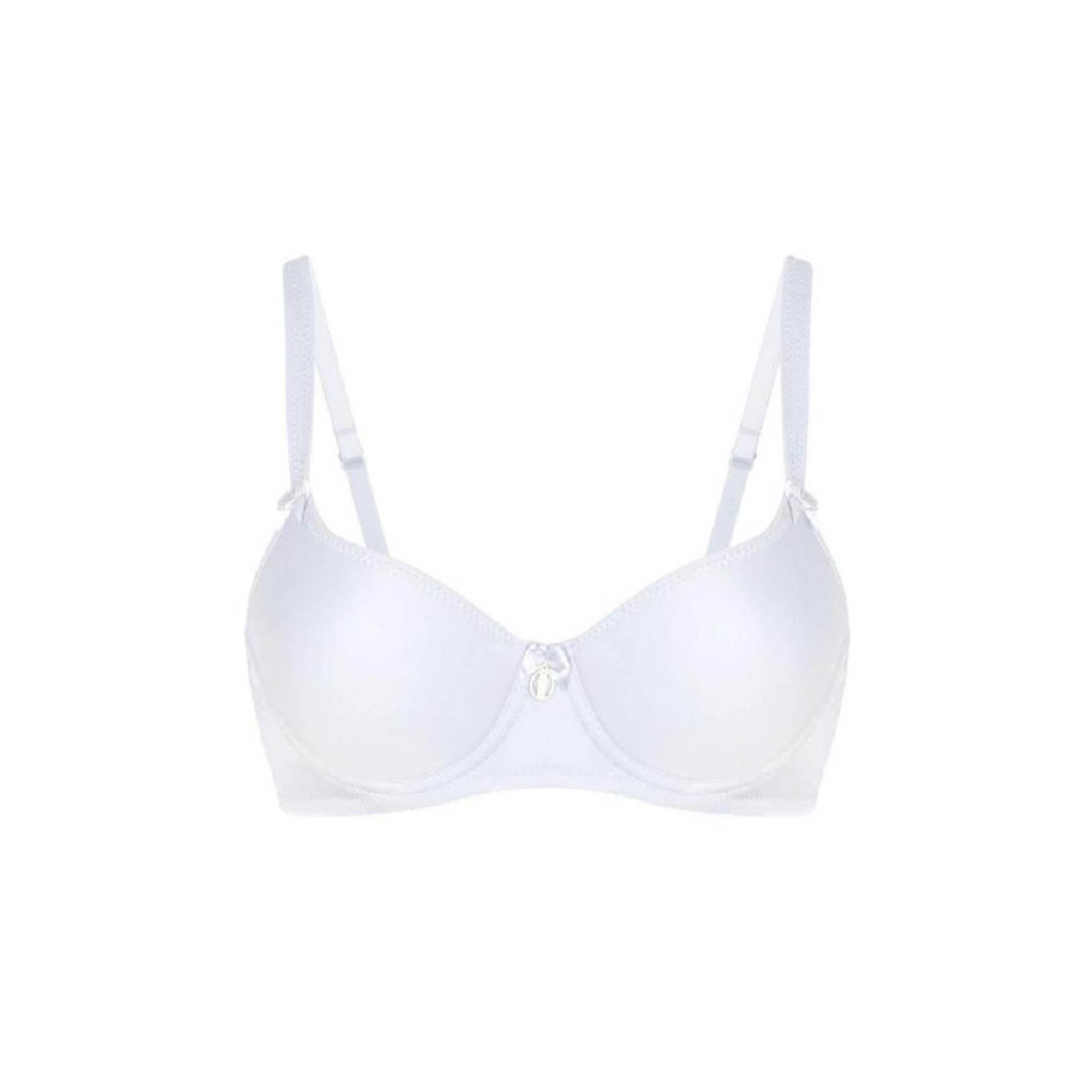 NBB Kadın Desteksiz Kaplı Sütyen Beyaz / 85 3532