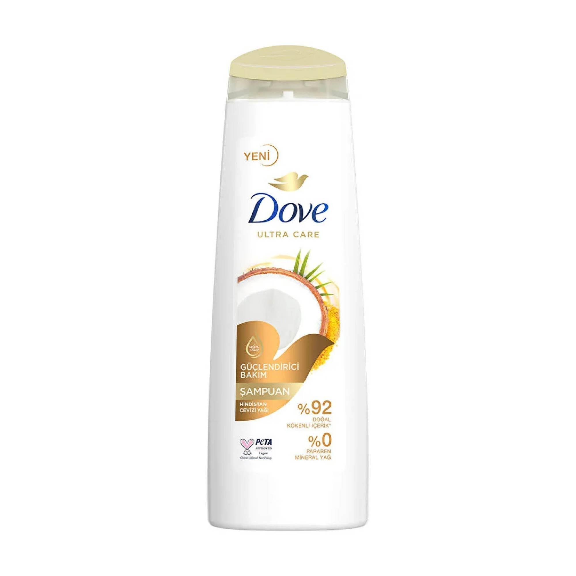 Dove Şampuan Güçlendirici Bakım Hindistan Cevizi Yağı 400 ml