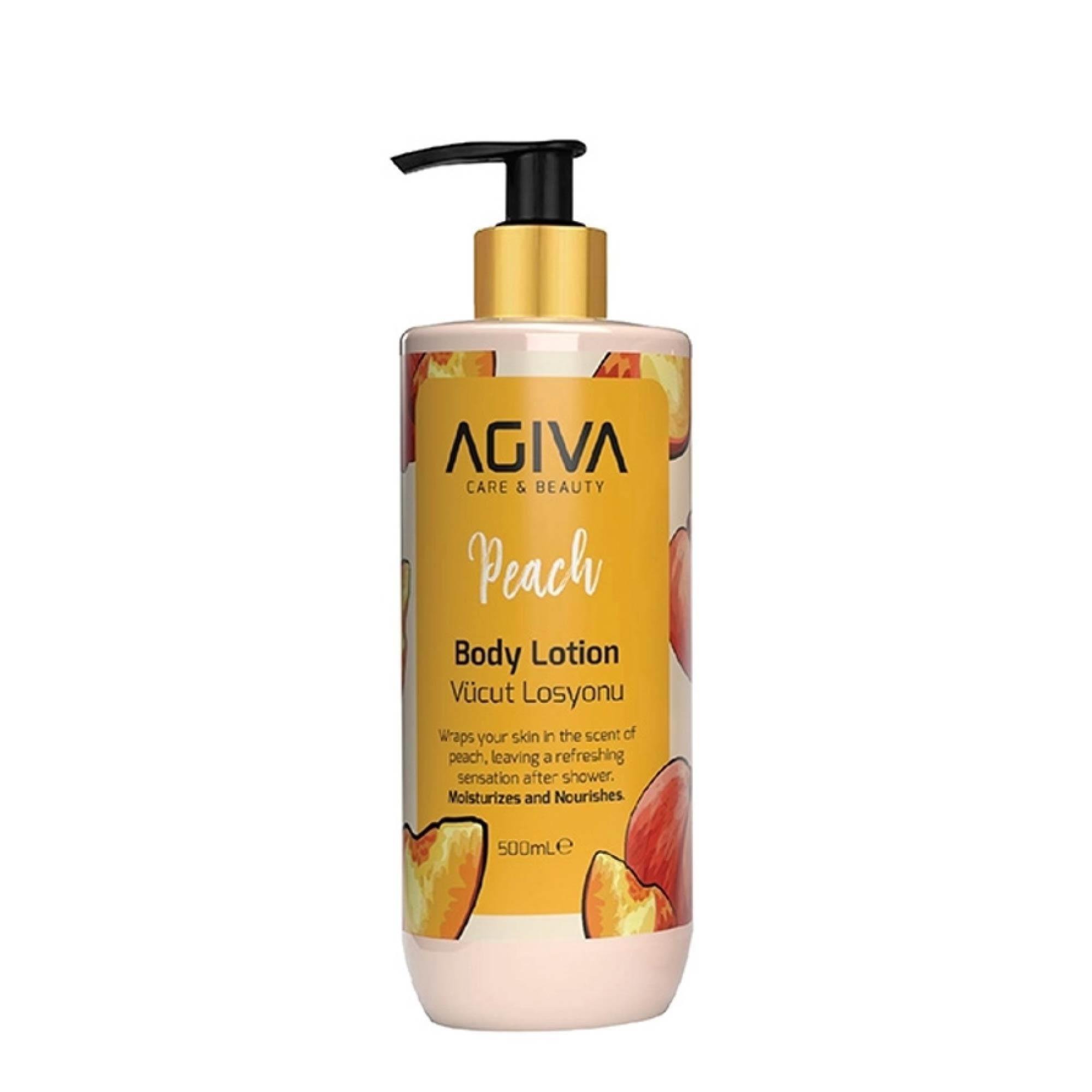 Agiva Care & Beauty Vücut Losyonu Peach 500 ml