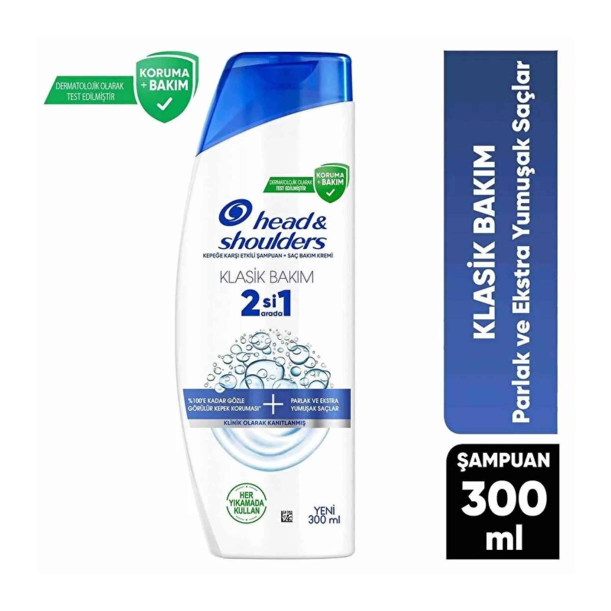 Head&Shoulders Şampuan 2'si1 Arada Klasik Bakım 300ml