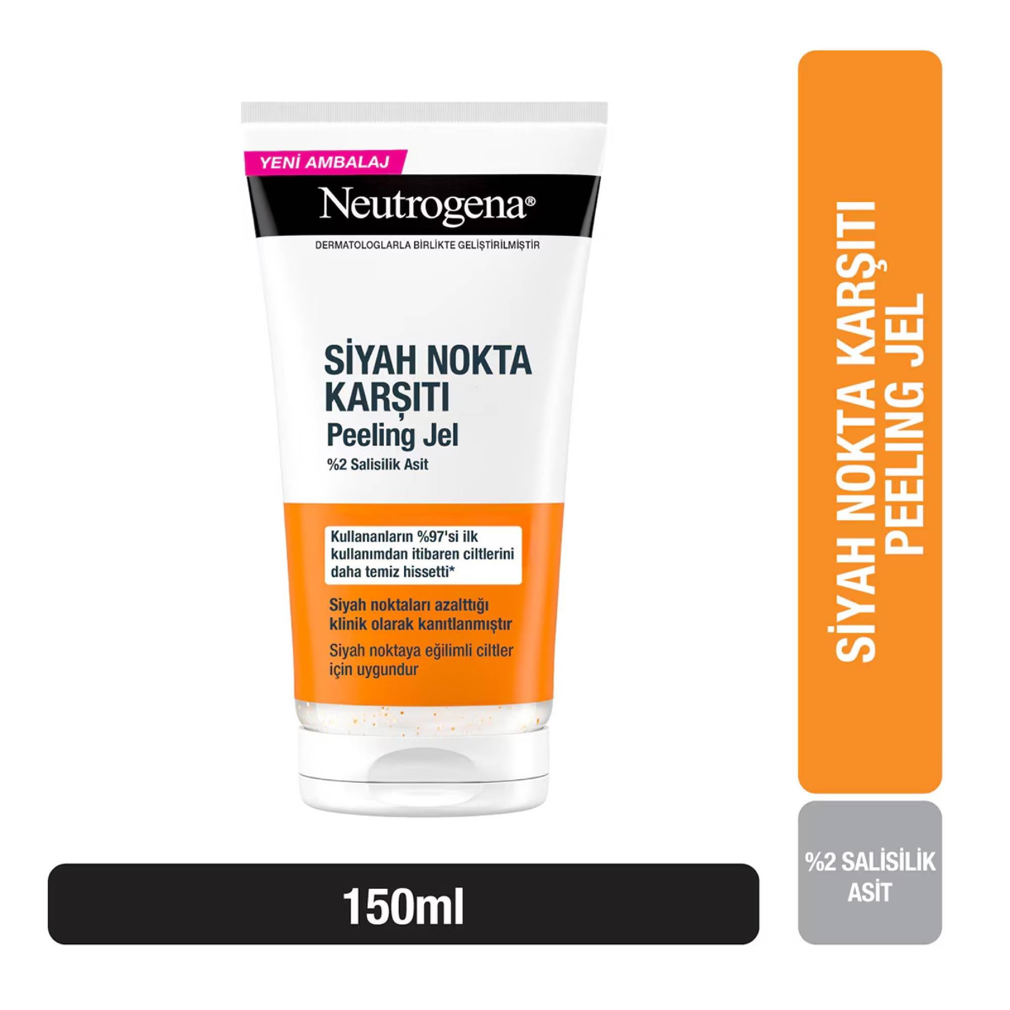Neutrogena Siyah Nokta Karşıtı Günlük Peeling Jel 150ml