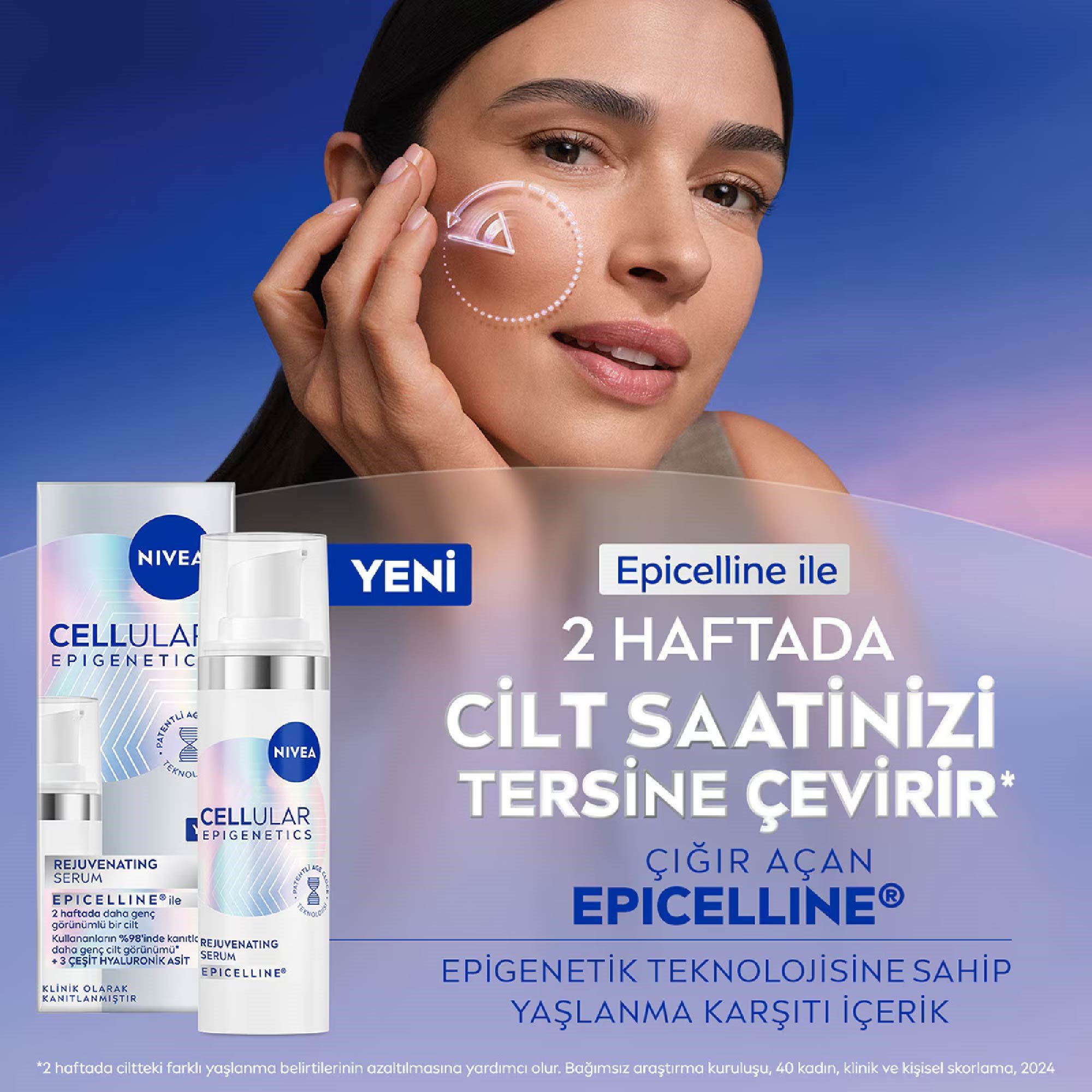 Nivea Cellular Epigenetics Rejuvenating Yaşlanma Karşıtı Cilt Serumu 30ml