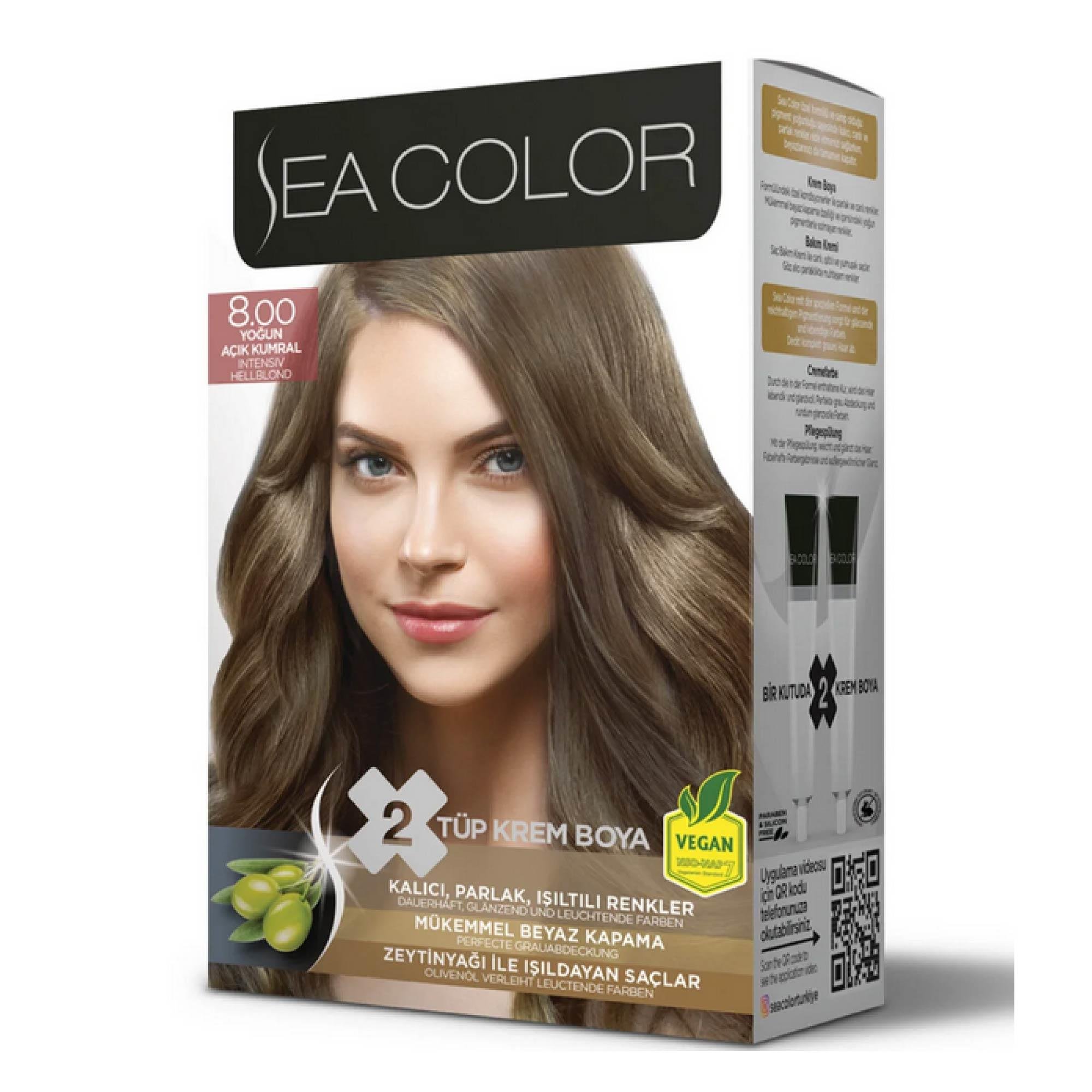 Sea Color Set Boya 8.00 Yoğun Açık Kumral