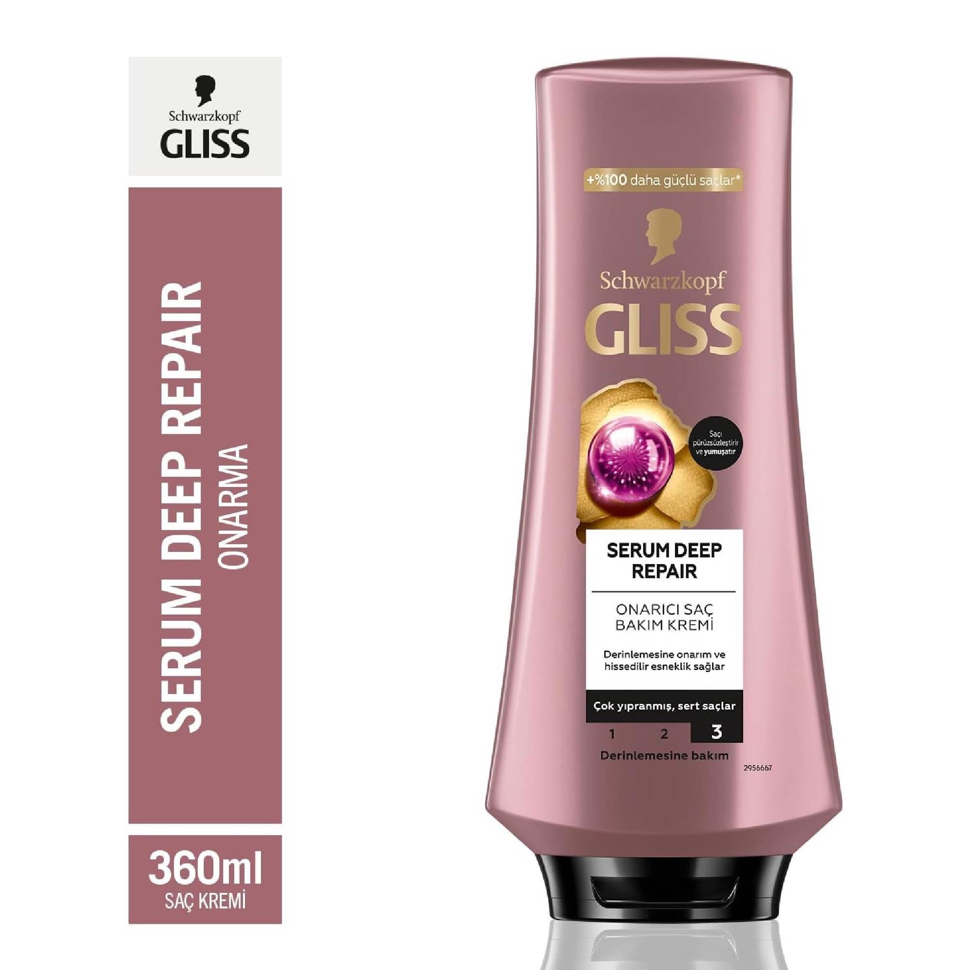 Gliss Serum Deep Repair Onarıcı Saç Kremi 360 ml