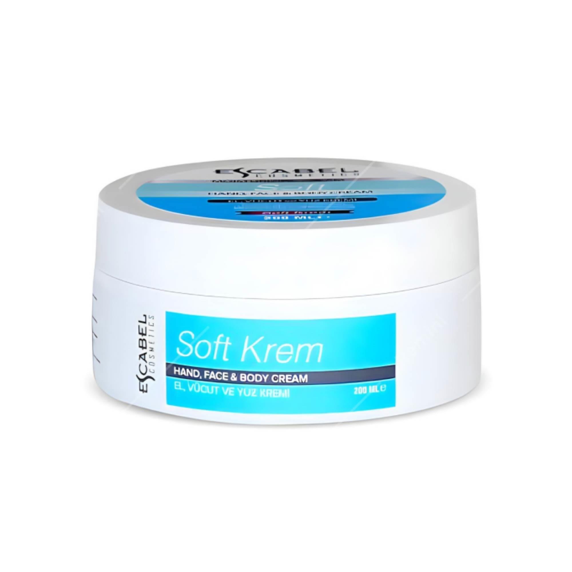 Escabel El,Yüz ve Vücut Kremi Soft 200 ml