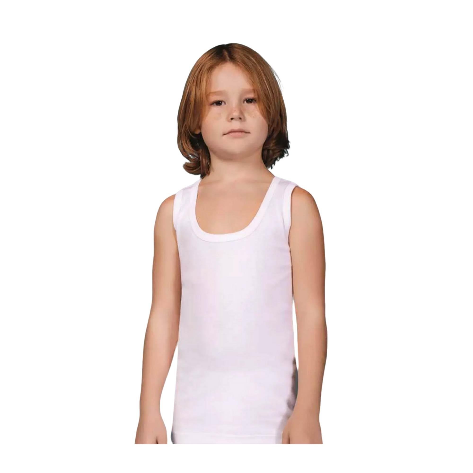 Berrak Erkek Çocuk Atlet Beyaz 2 (2-3Yaş) 1501